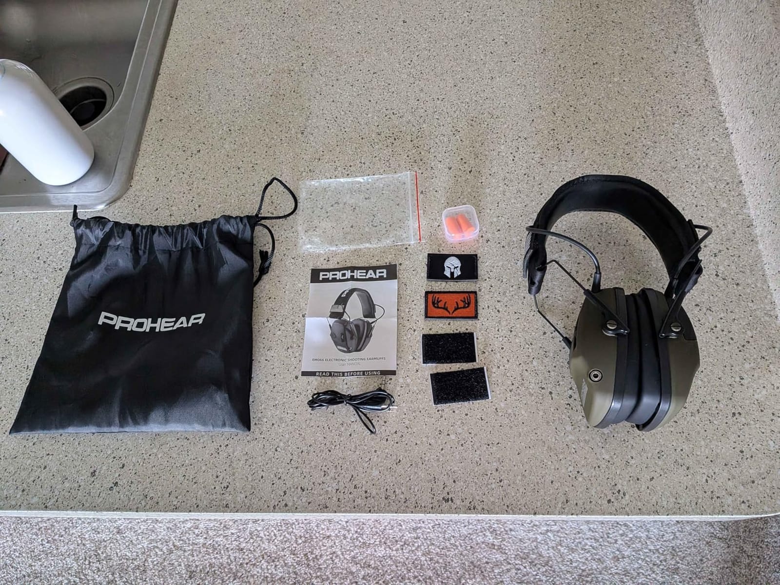 PROHEAR Electronic Ear Protection for Shooting with 4X Sound Amplification, NRR 23dB customer photo 2