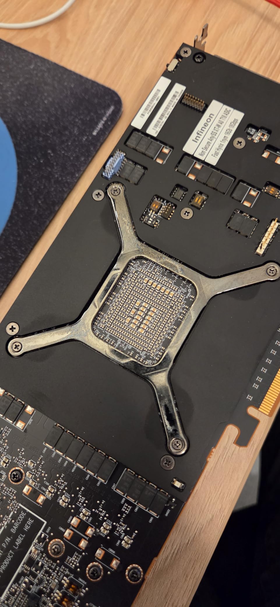 AMD Radeon Pro W7900 Professional Graphics Card, 48GB GDDR6, AV1, 61 TFLOPS, 96CUS, 295W TDP, 8K Workstation GPU customer photo 1