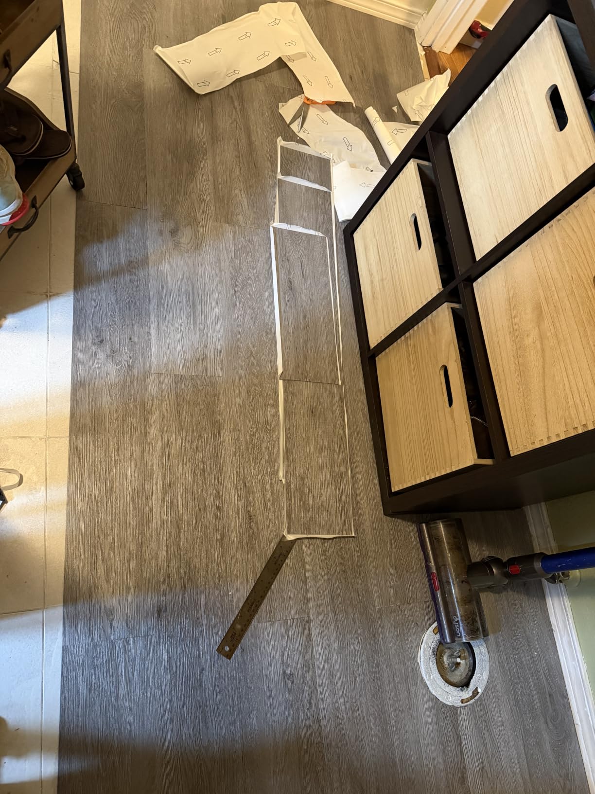 Art3d 36-Pack Wood Texture Peel and Stick Vinyl Flooring Tiles, Grey Ash | 18 & 54 sq.ft Options, Rigid Surface Hard Core, Waterproof, Self-Adhesive, Impact Resistant, Fit Indoor Household Spaces customer photo 2