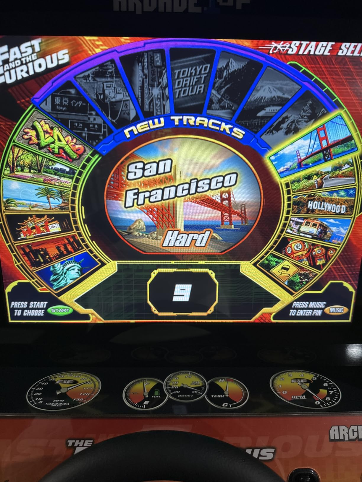 Arcade1Up The Fast and the Furious Deluxe Arcade Machine, Steering Wheel | Gaming Cabinet with 4-Position Gear Shift and Wi-Fi Leaderboards customer photo 1