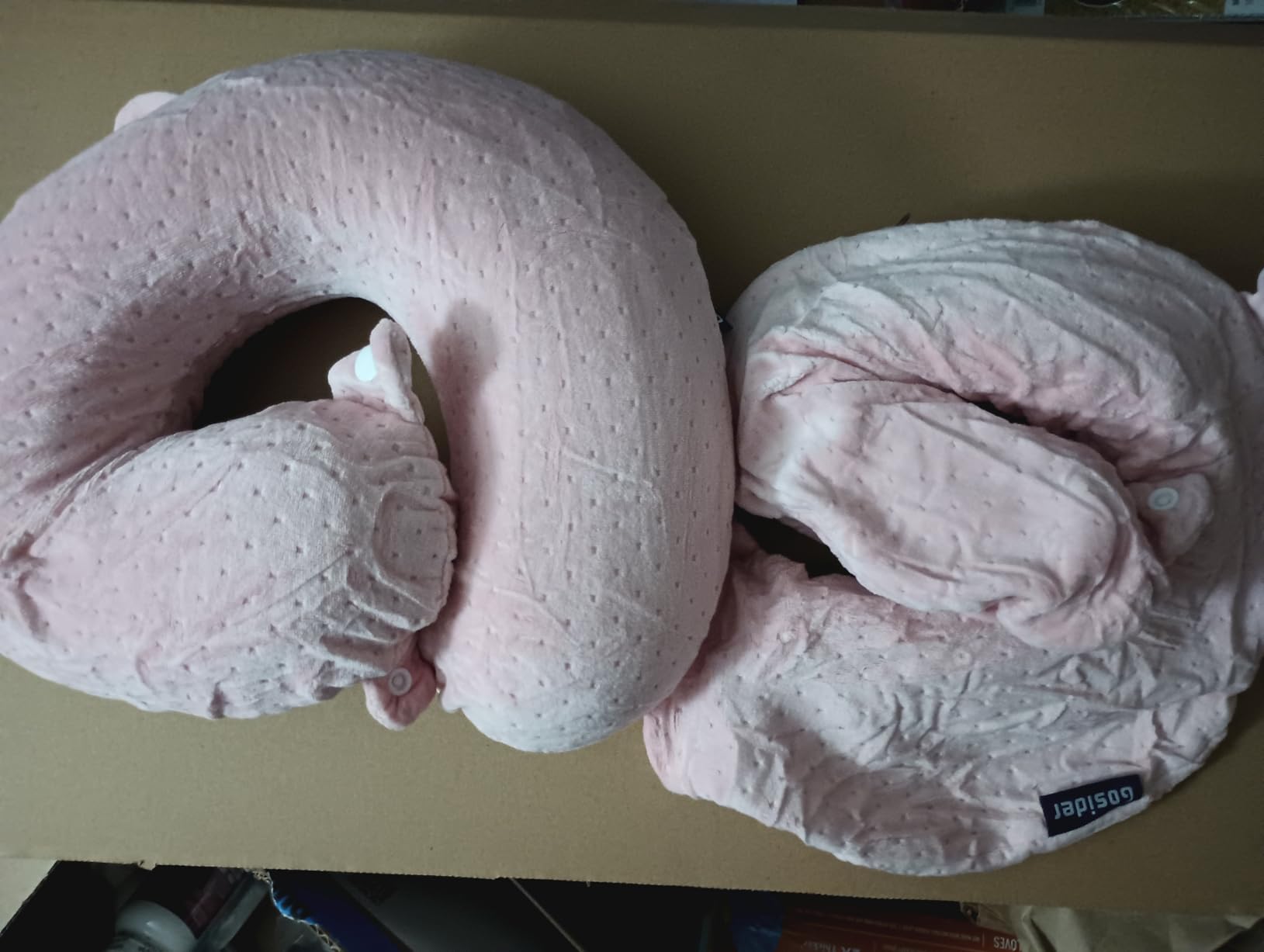 Travel Neck Pillow, Memory Foam Airplane Pillow, Black | Travel Pillows for Airplanes, Soft Compact U Shaped Pillow, Neck and Head Support, For Car, Train, Office Use customer photo 1