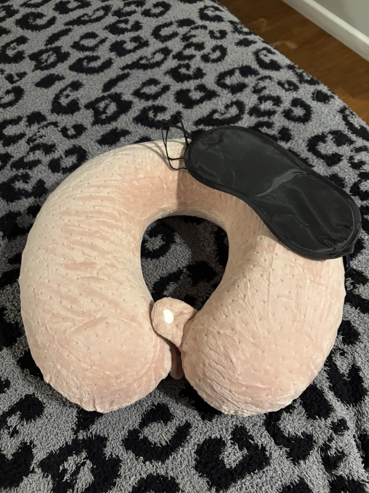 Travel Neck Pillow, Memory Foam Airplane Pillow, Black | Travel Pillows for Airplanes, Soft Compact U Shaped Pillow, Neck and Head Support, For Car, Train, Office Use customer photo 2