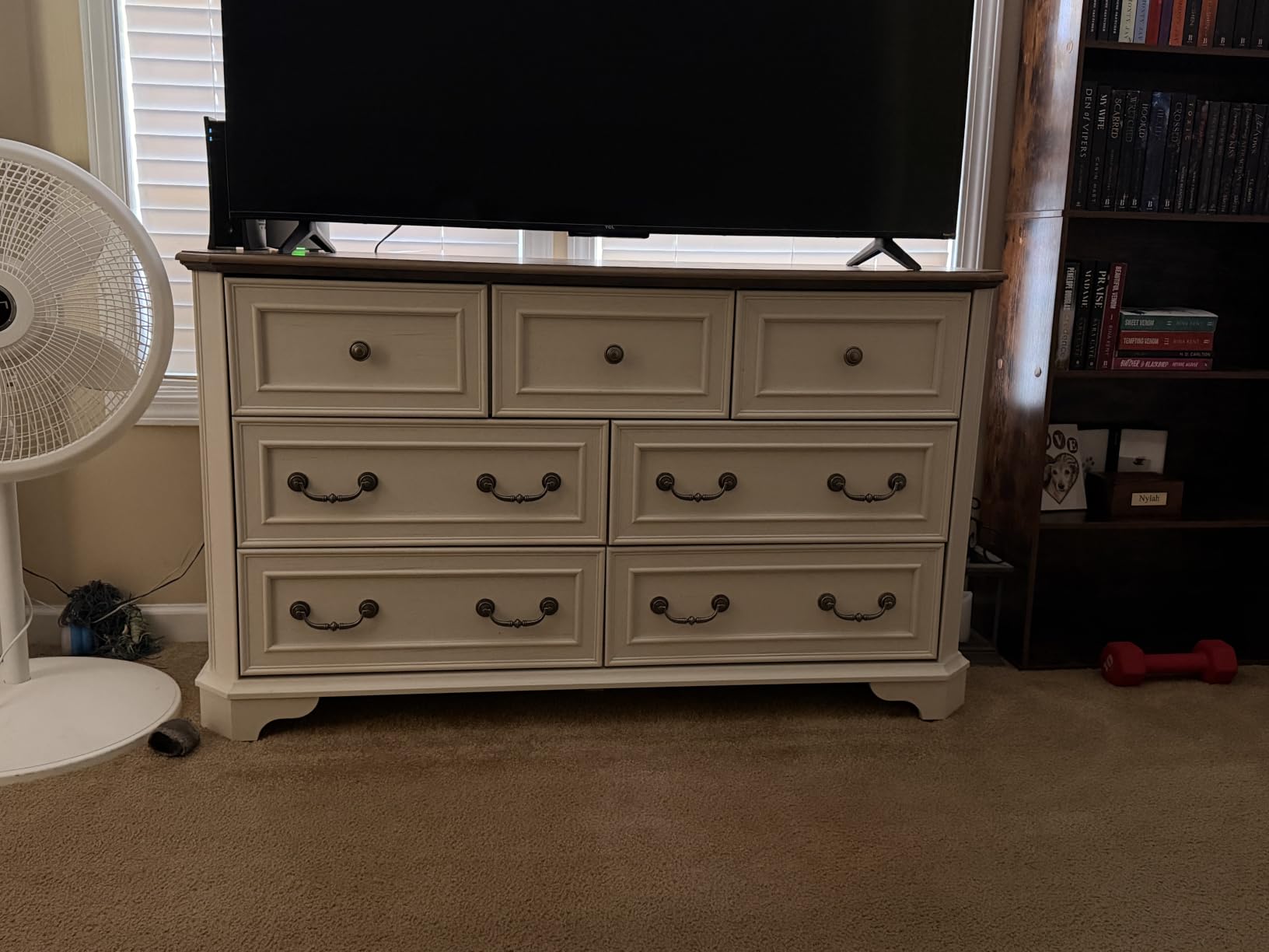 T4TREAM Farmhouse 7 Drawers Dresser for Bedroom, 54