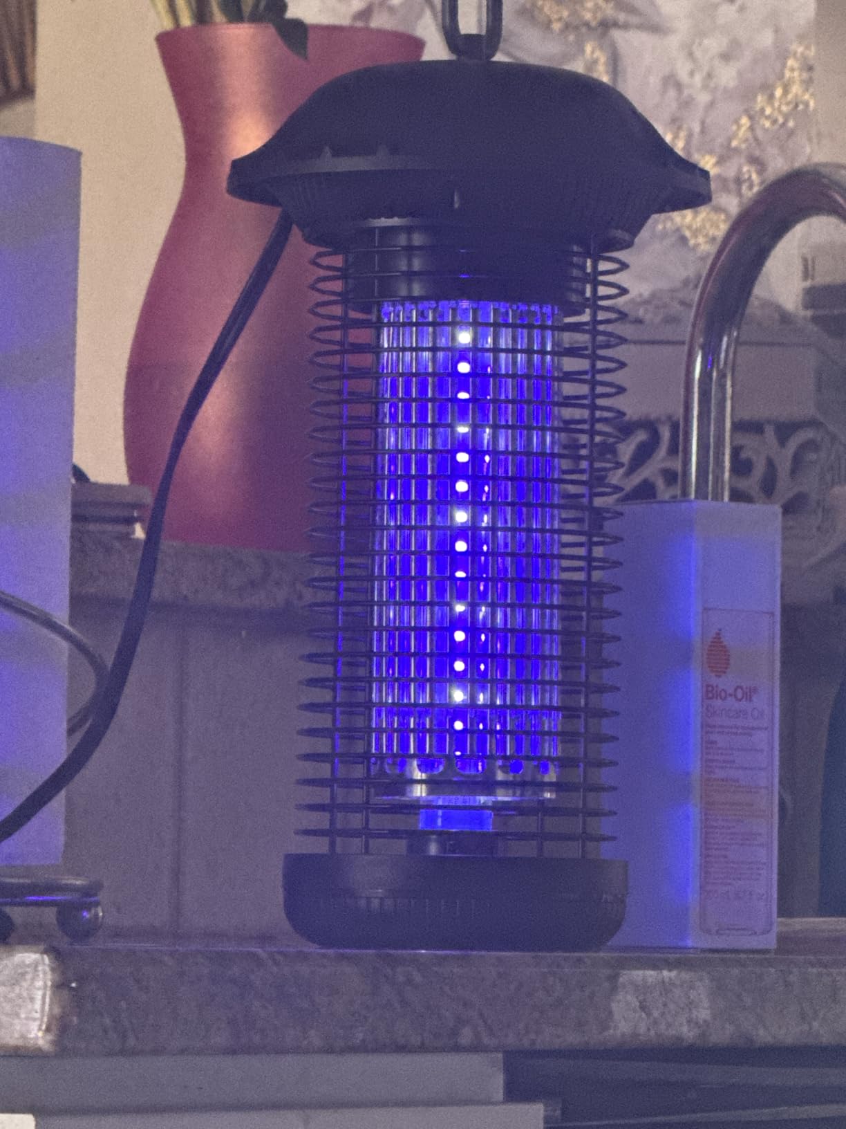 Buzbug LED Bug Zapper Indoor Outdoor, Up to 50000 Hrs Lifespan Lamp, Energy Saving & Dual Band Attraction, 5.6 ft Power Cord, High Voltage Mosquito Fly Zapper Trap Killer -MO008C customer photo 1