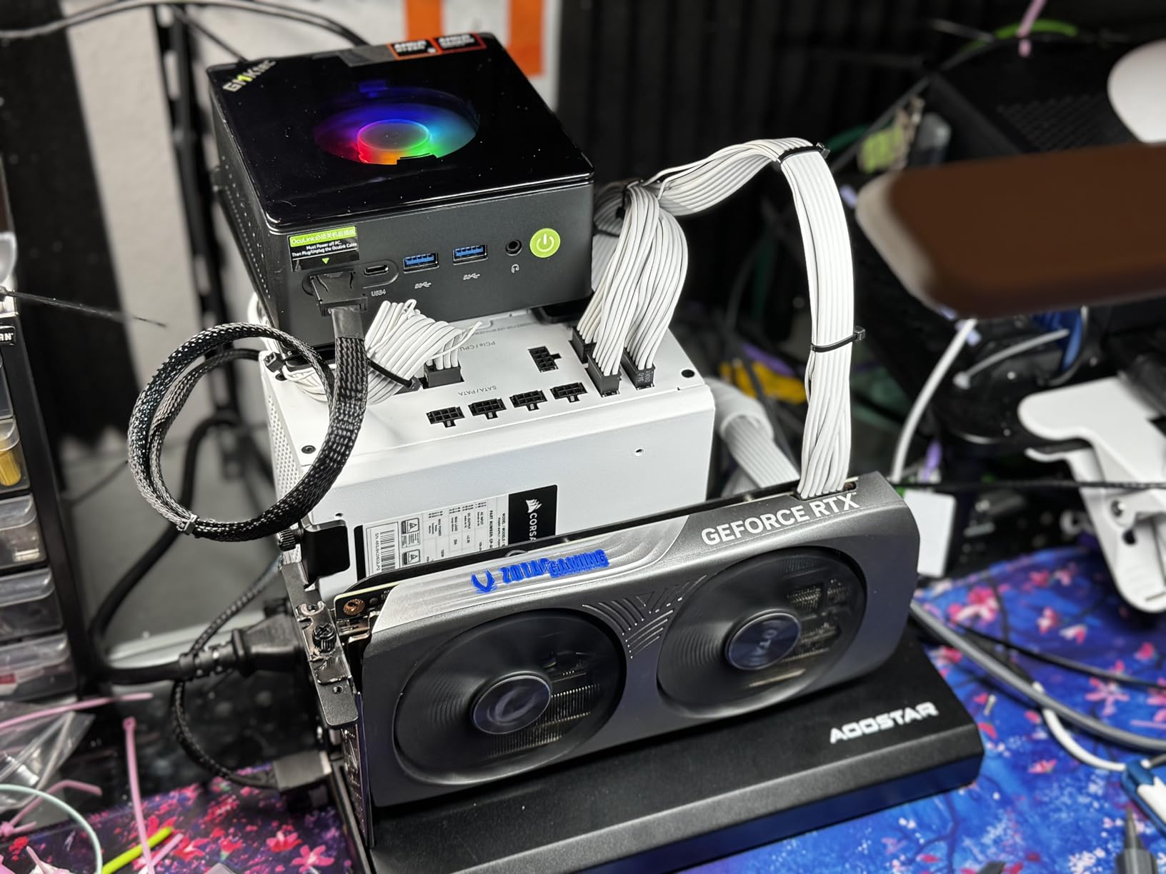 ZOTAC Gaming GeForce RTX 4070 Super Twin Edge DLSS 3 12GB GDDR6X 192-bit 21 Gbps PCIE 4.0 Compact Gaming Graphics Card, IceStorm 2.0 Advanced Cooling, Spectra RGB Lighting, ZT-D40720E-10M customer photo 1