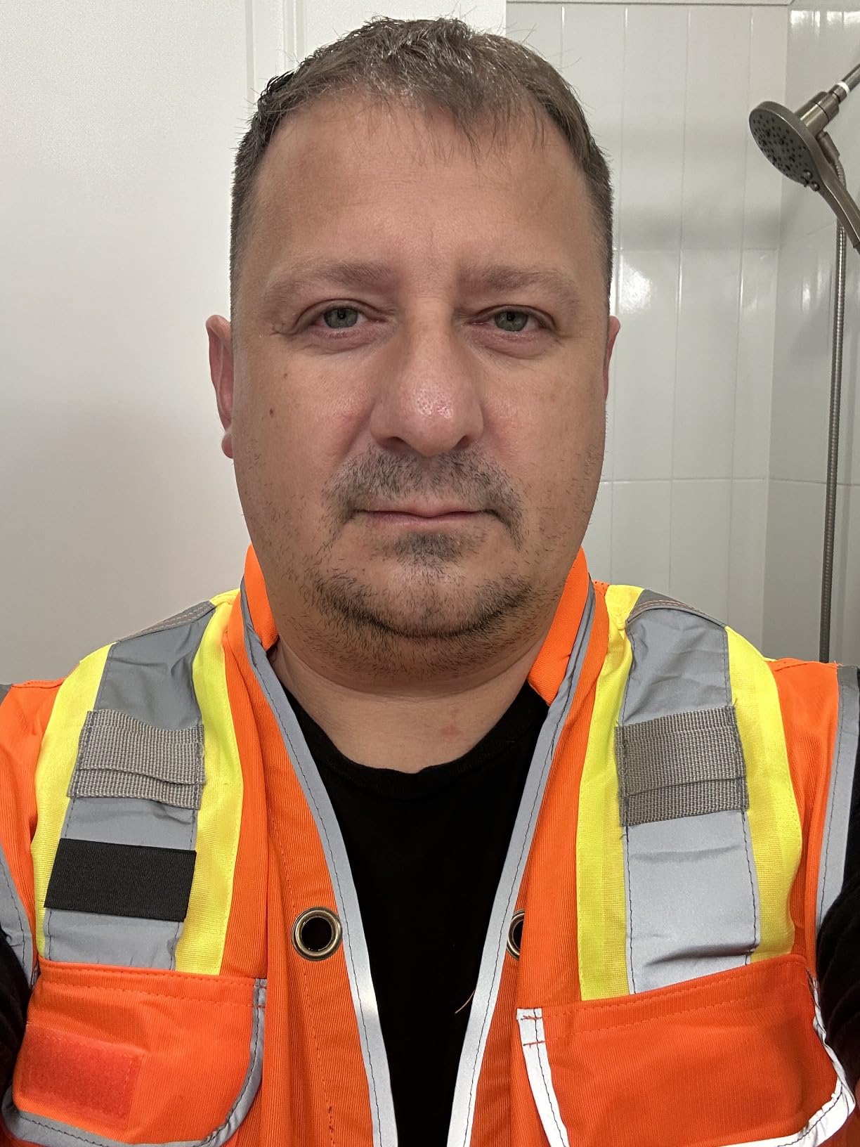 HYCOPROT Reflective Safety Vest Class 2 High Visibility Heavy Duty Construction Vest with Padded Neck, Meet ANSI/ISEA Standard customer photo 2
