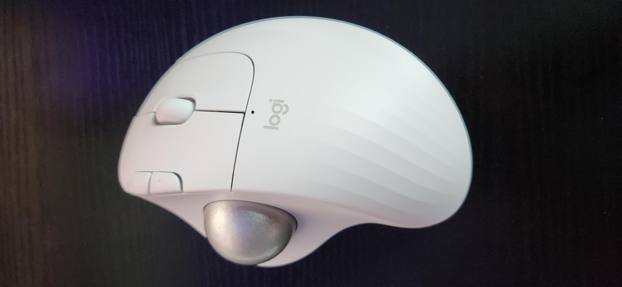 Logitech Ergo M575S Wireless Bluetooth Trackball Mouse - Black Silver Ball | Easy thumb control, precise and smooth tracking, Bluetooth and includes Logi Bolt USB receiver, PC Mac compatible customer photo 2