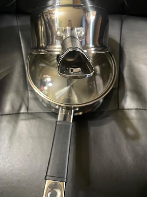 AVACRAFT 1.5 Quart 18/8 Stainless Steel Double Boiler with Glass Lid | 5-Layer Capsule Base, Ideal for Melting Chocolate, Butter, Cheese, Wax, Long Stay-Cool Handle, Comfortable Grip customer photo 1