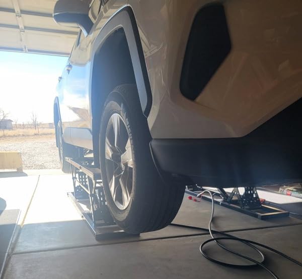 VEVOR Portable Car Lift - 7,000 LBS Capacity, 26.8