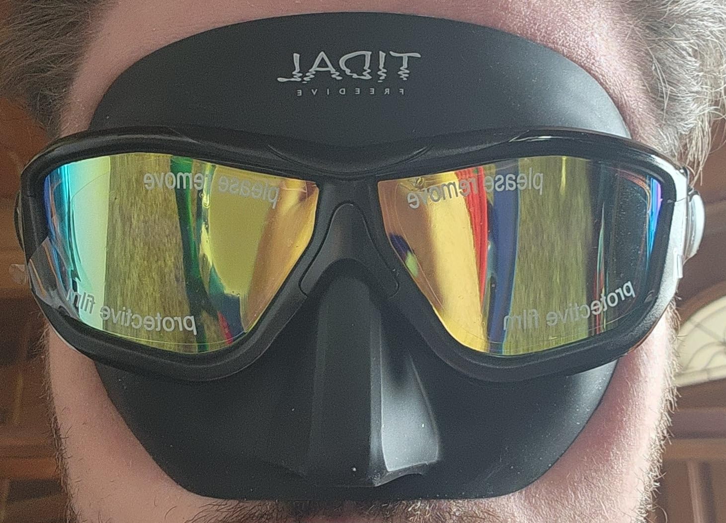 Tidal Glide Freedive Mask - Low Volume mask Designed for Freediving, Spearfishing, and Snorkeling. Anti-Fog Freediving mask. customer photo 1