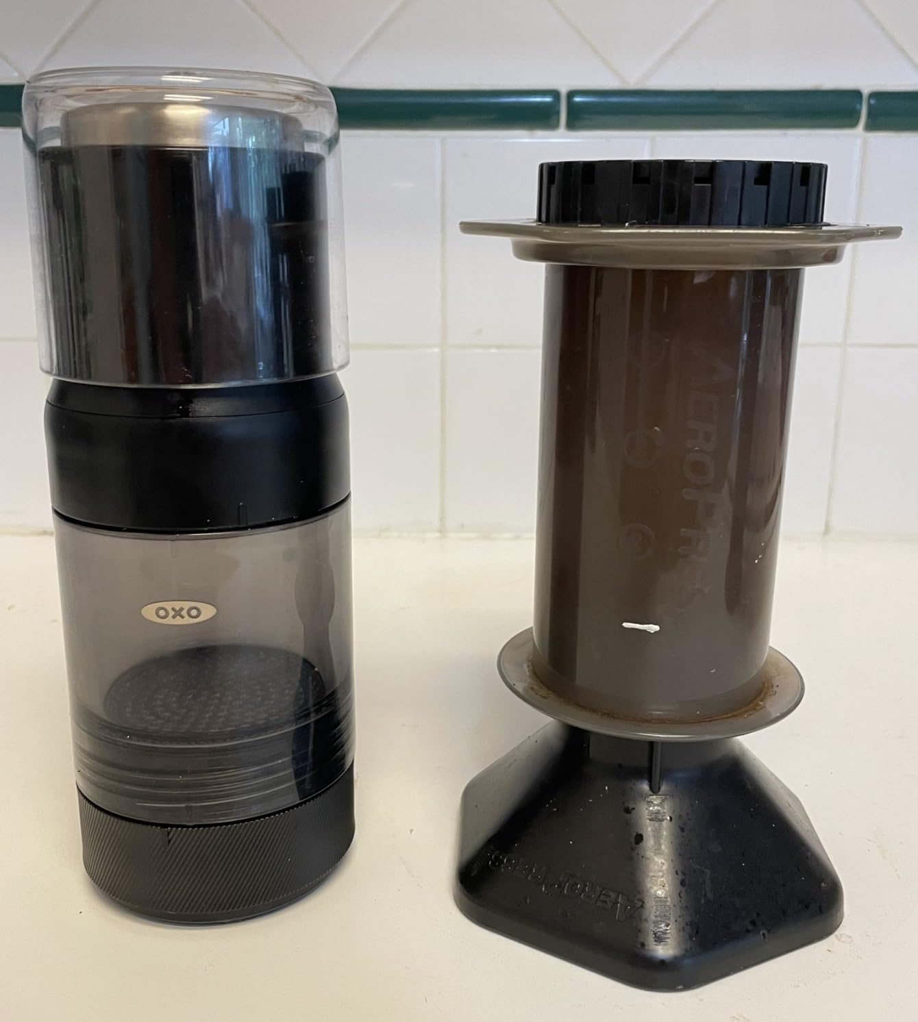 OXO Brew Portable Rapid Coffee Brewer | Reusable Filter, Small, Quick Brew in 5 Minutes or Less, Easy-Clean Carafe, Hot or Cold customer photo 1