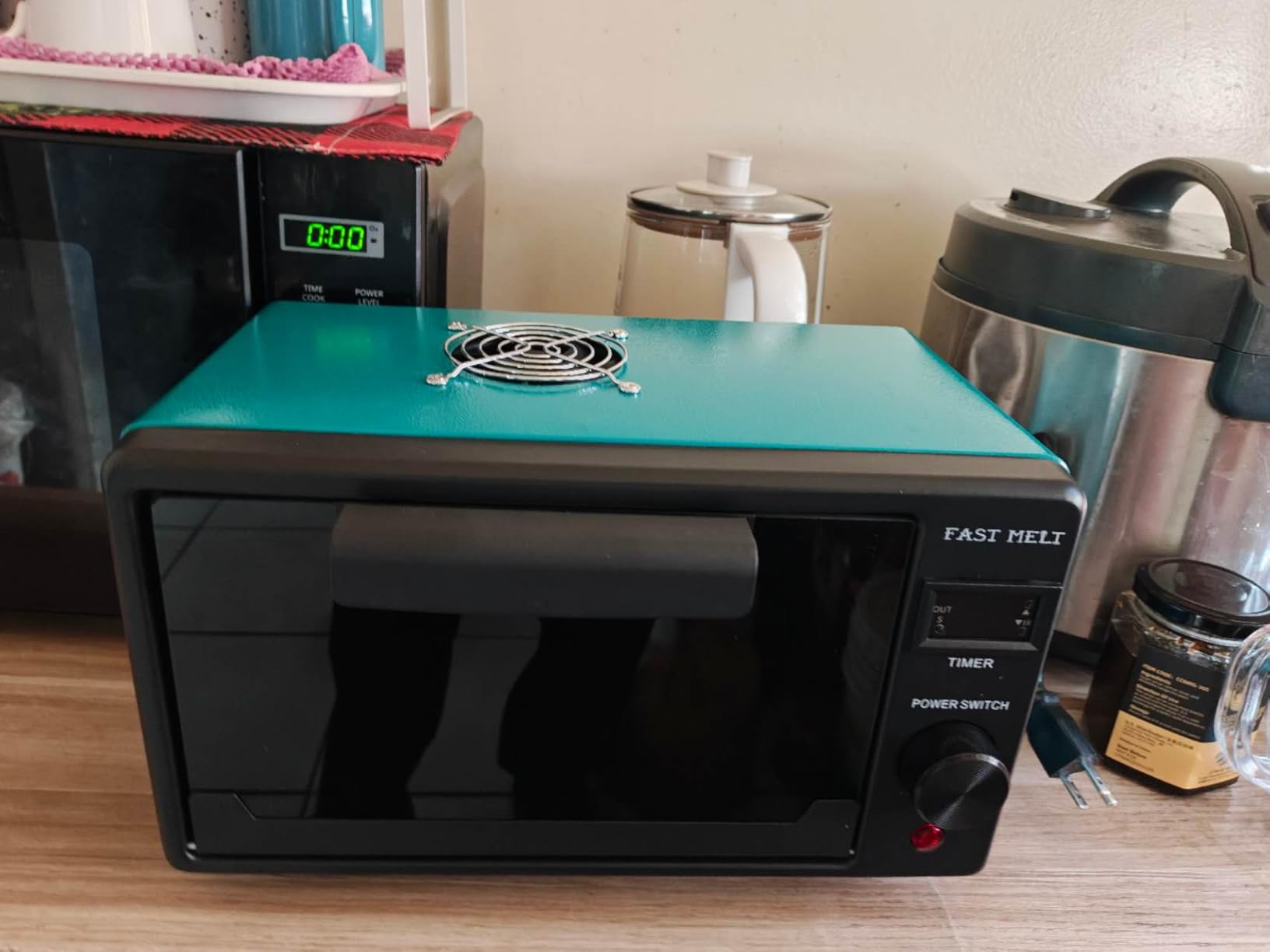 FAST MELT UV Resin Curing Box, 395nm UV Curing Light Station with 36 LED Beads, Auto UV Curing Resin Dryer Timer Setting Digital Display(S/M/H) with Tray, UV Light for Craft, Jewelry Making, DIY Decor customer photo 2