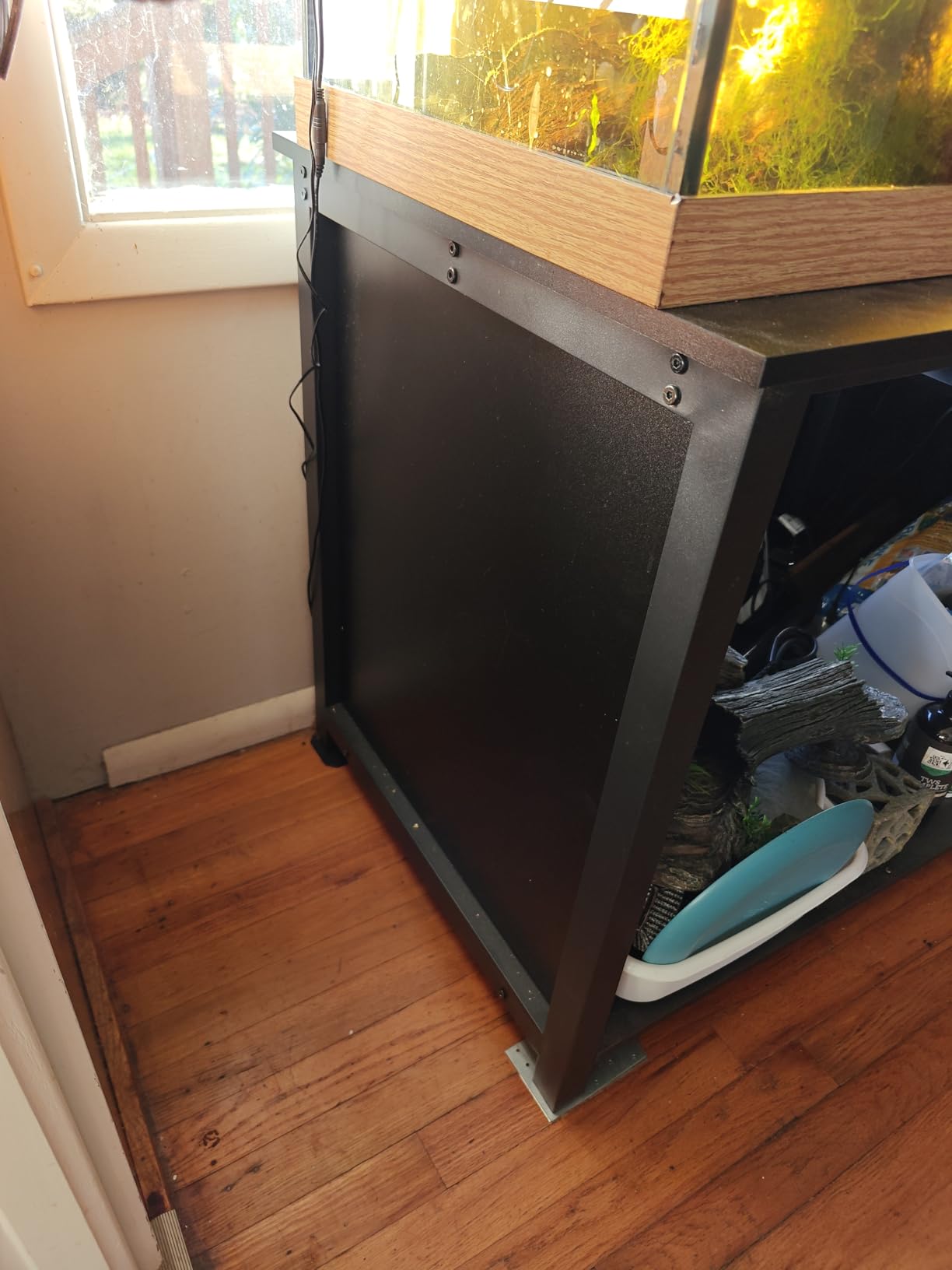 GDLF 100-150 Gallon Large Fish Tank Stand,Furniture-Style Aquarium Stand customer photo 1