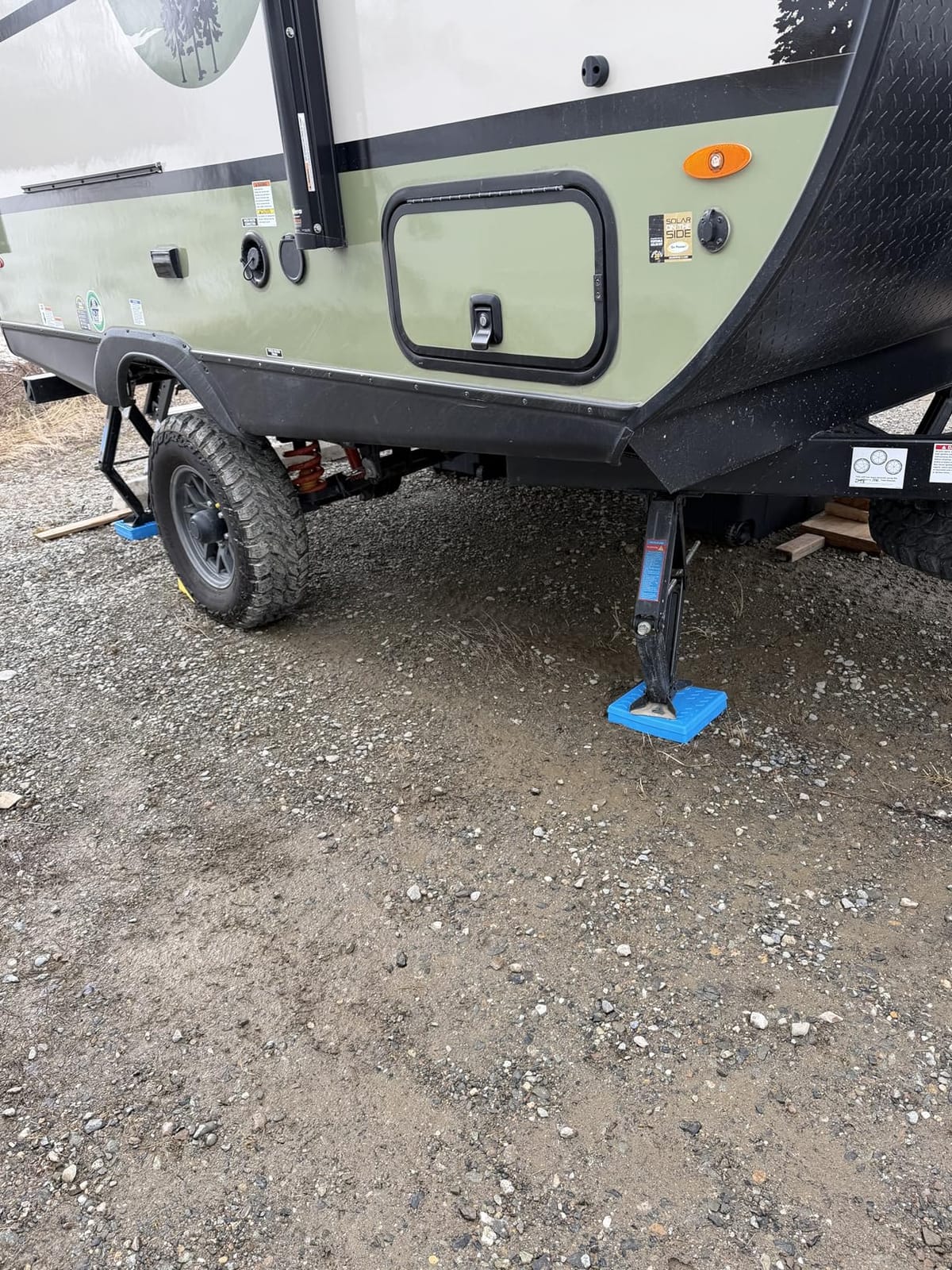 RVMATE 12 Pack RV Leveling Blocks, Camper Trailer Leveling Blocks | Levelers for RVs, Reduce Trailer Movement, Trailer Leveling Blocks, RV Leveling System Great for Single and Dual Wheels customer photo 2