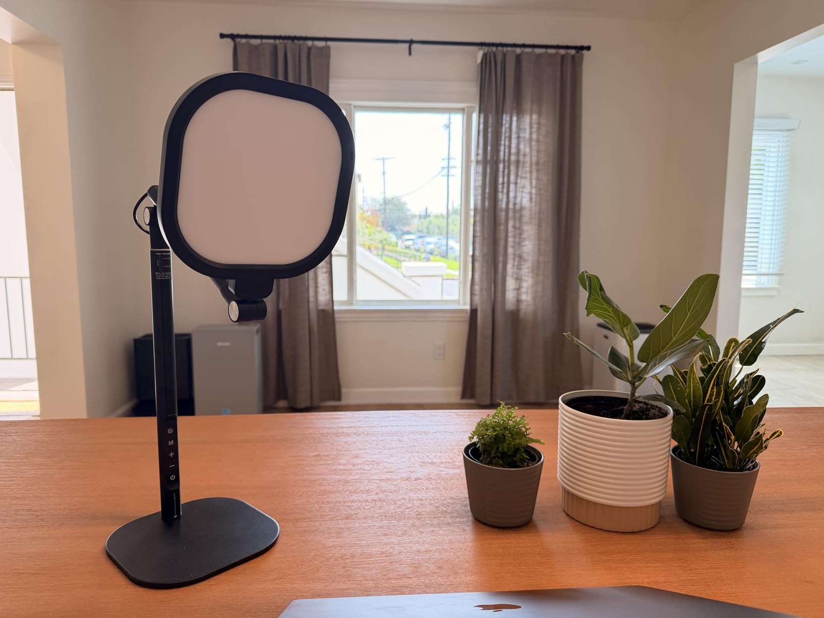 LitONES Tall LED Desk Lamps with Base, Edge-Lit Eye-Care, 50 Light Modes | 40