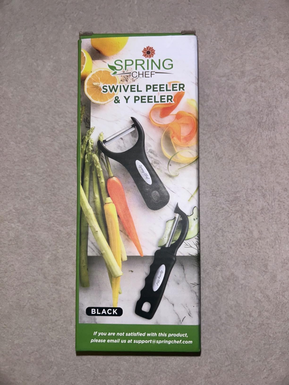 Spring Chef Premium Y & Vegetable Julienne Peeler Set for Kitchen with Stainless Steel Sharp Blades customer photo 1