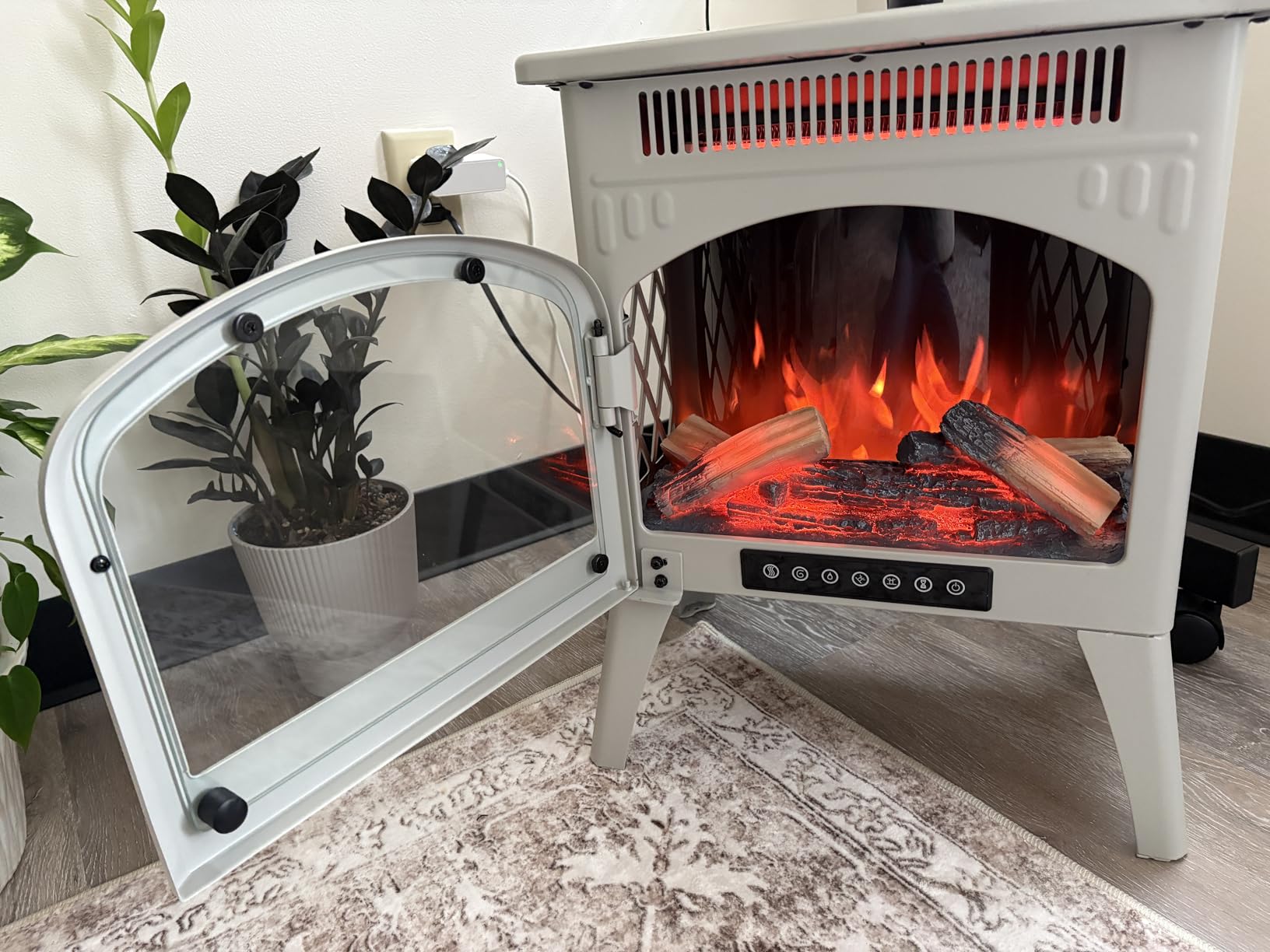 R.W.FLAME Electric Fireplace Heater 17