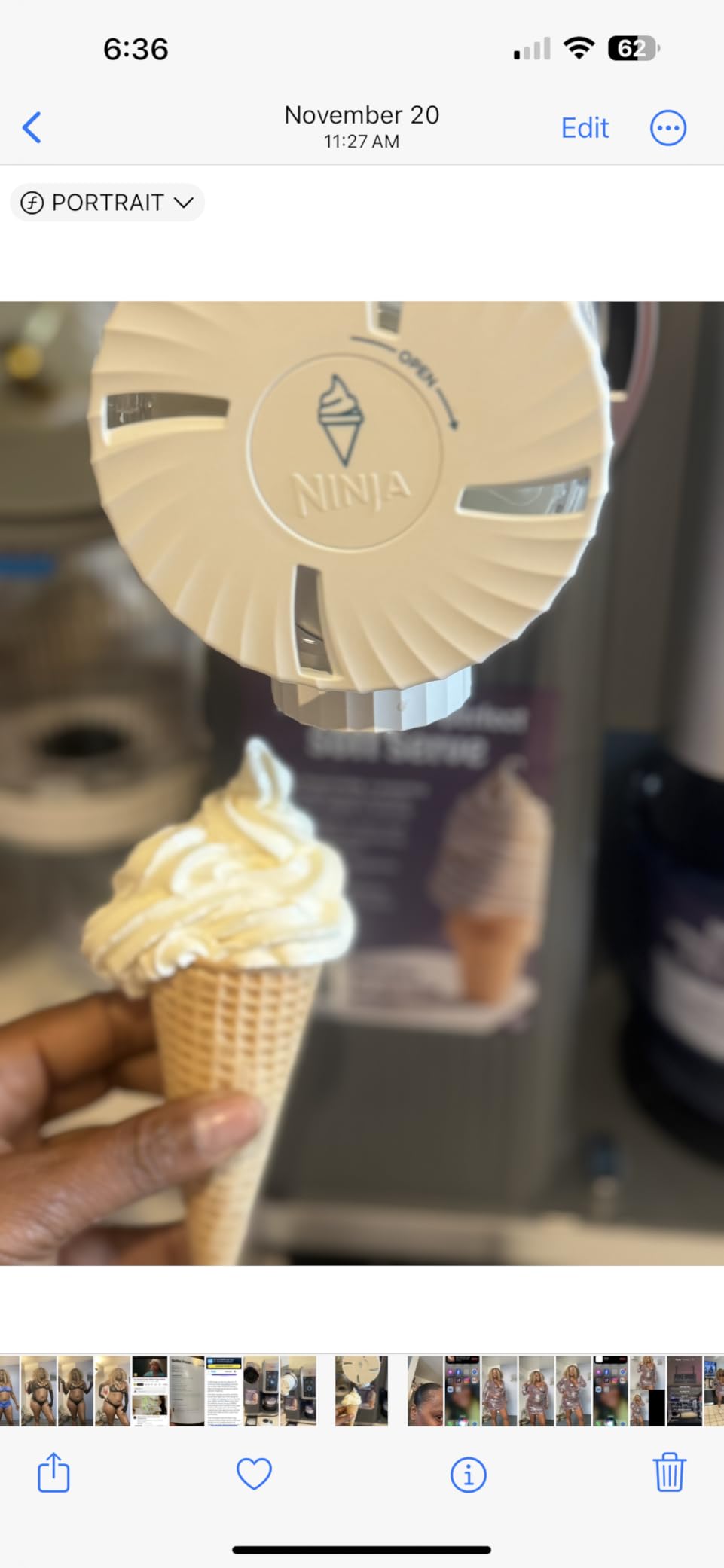 Ninja Creami Scoop & Swirl 13-in-1 Ice Cream and Soft Serve Maker, NC701 customer photo 1