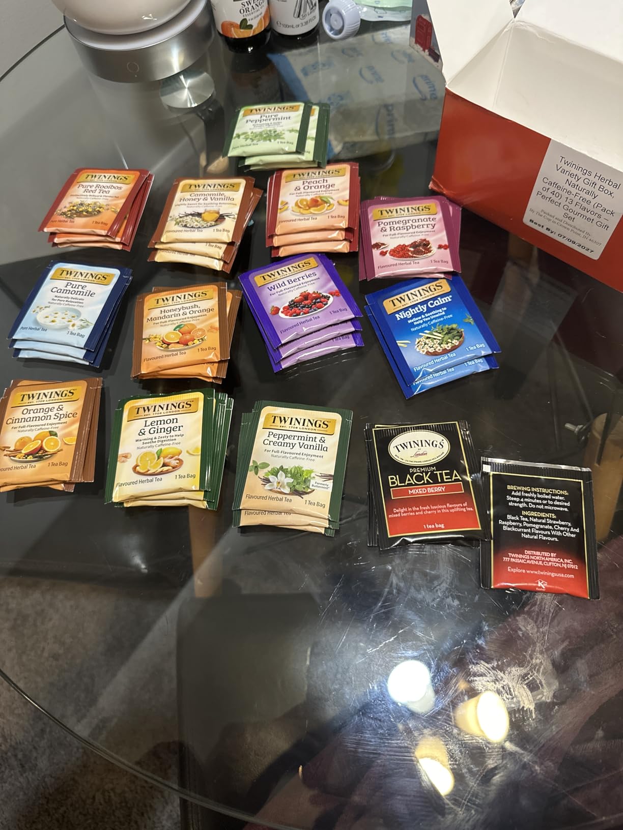 Twinings Assorted Herbal, Naturally Caffeine-Free Tea Bag Sampler, 40 Count | 13 Flavour Boxed Variety Gift Set customer photo 2