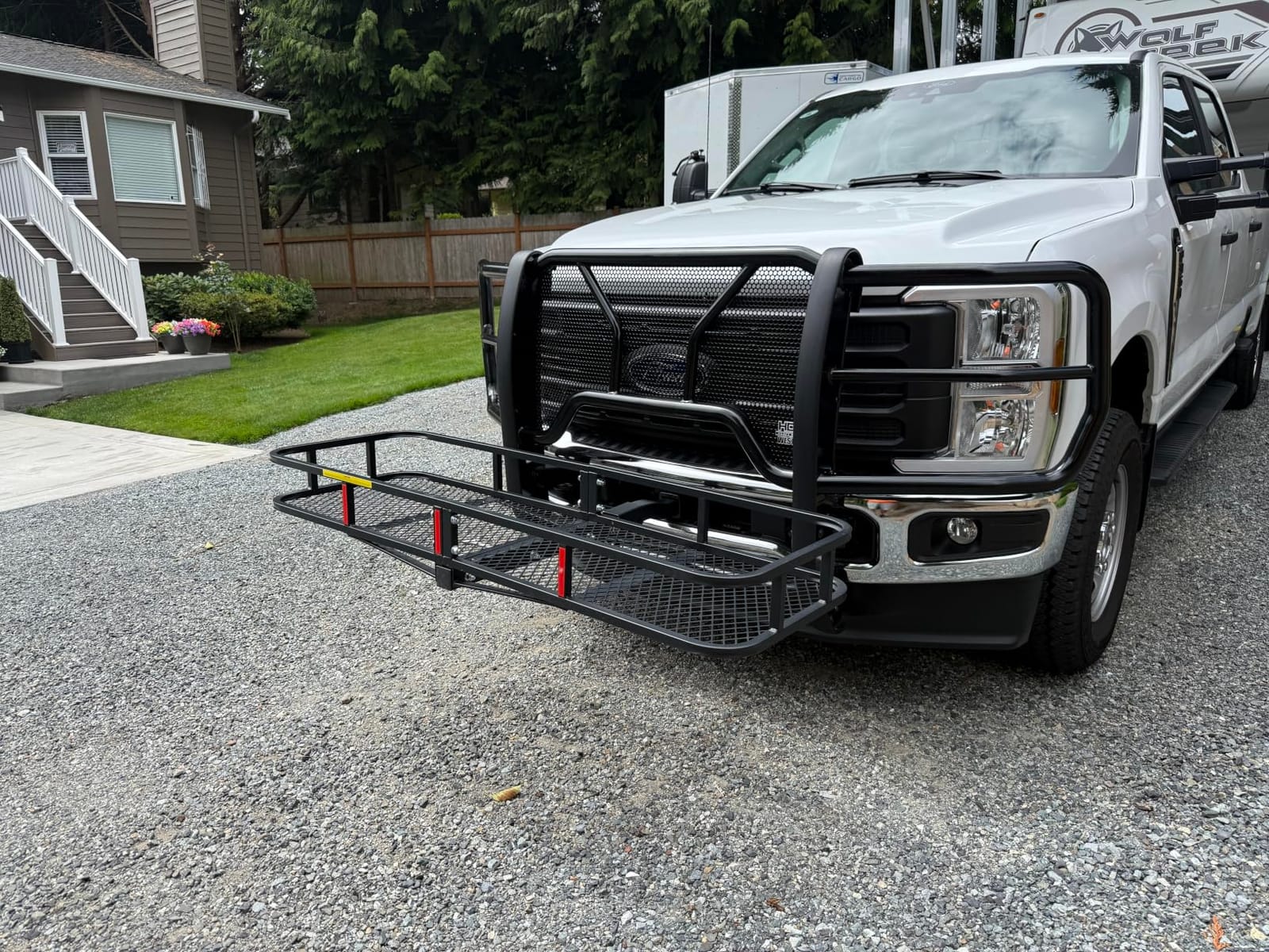 WEIZE Folding Hitch Mount Cargo Carrier 60