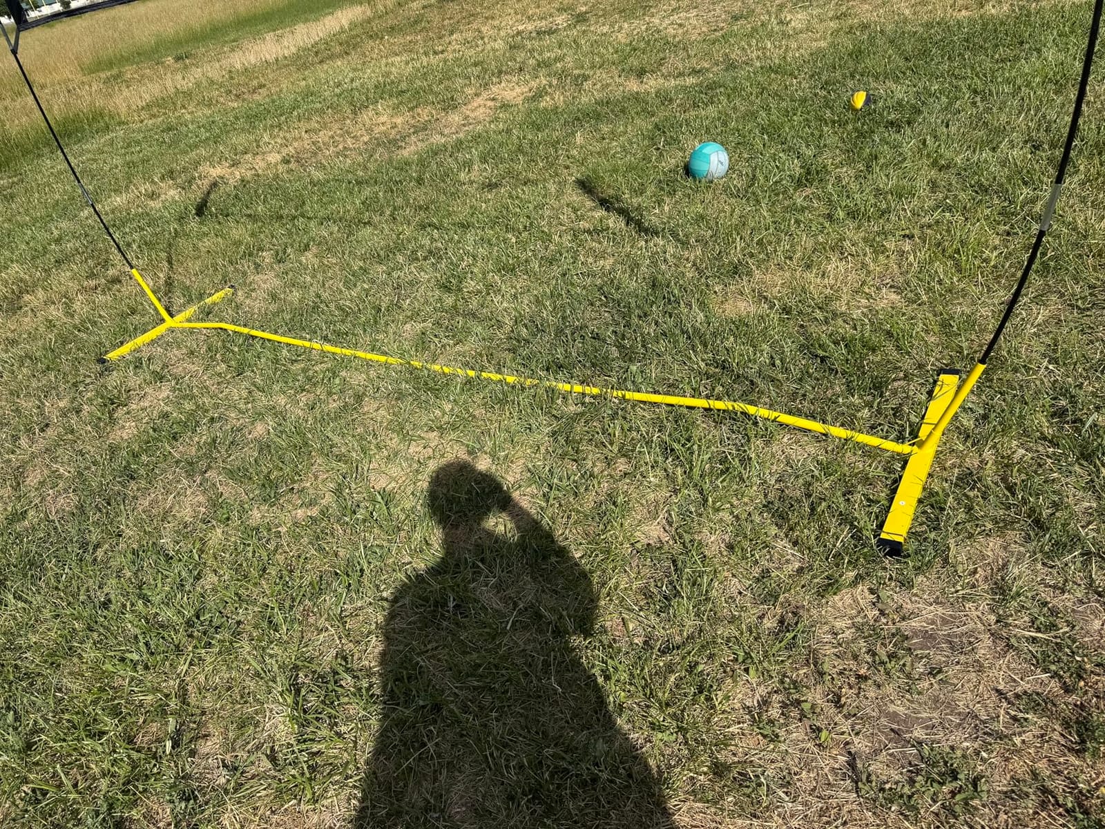 Apex Sports Volleyball Net Training - 12' Wide, Portable Adjustable Height 7.4' to 8' - Includes Ground Stakes, Carry Bag - Indoor & Outdoor Use, Designed by Pro Athletes for Peak Performance customer photo 1