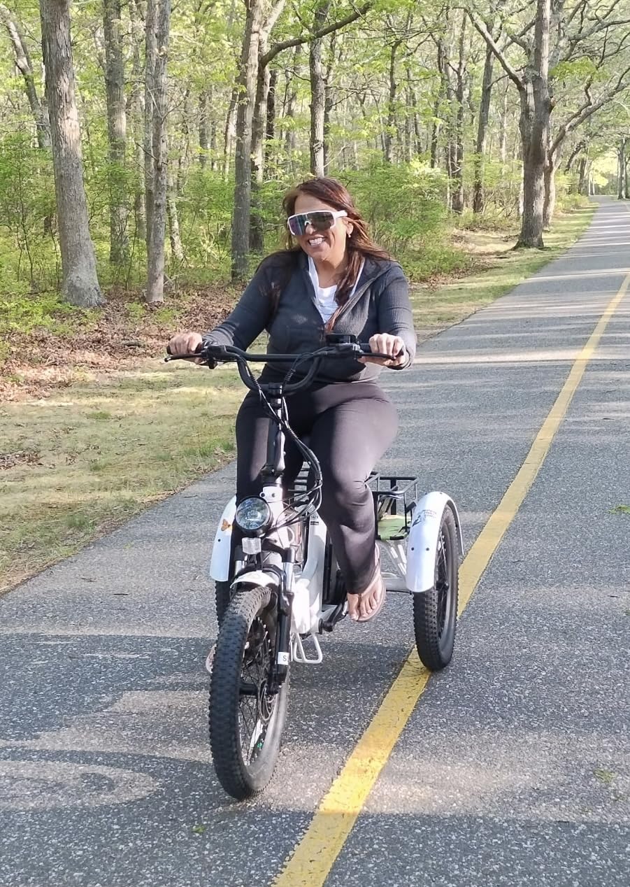 MOONCOOL Electric Trike for Adults, 500W/750W 20