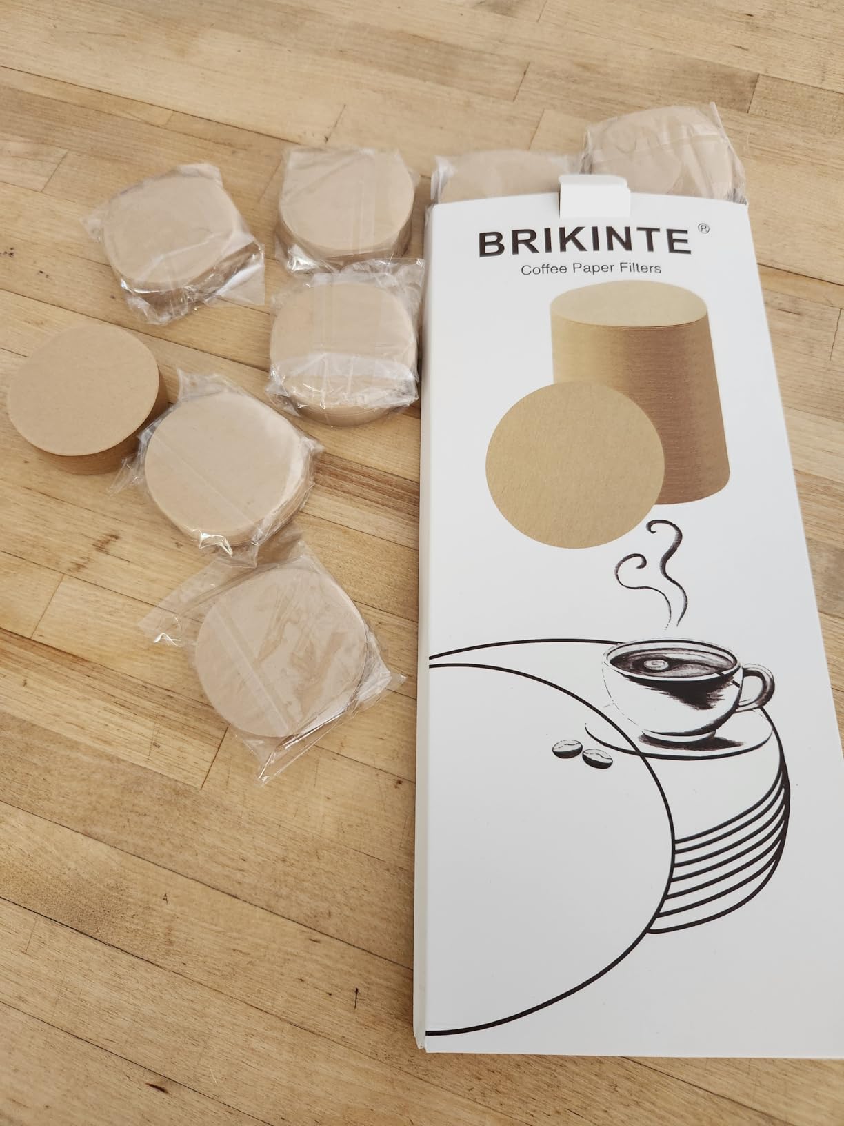 1000 Pcs Round Espresso Filter Paper for 58mm Puck Screen, 58mm Portafilter | Unbleached Disposable Coffee Filter Paper, Tear-Resistant, Convenient Accessibility, Less Residue Buildup, Daily Affordable customer photo 2
