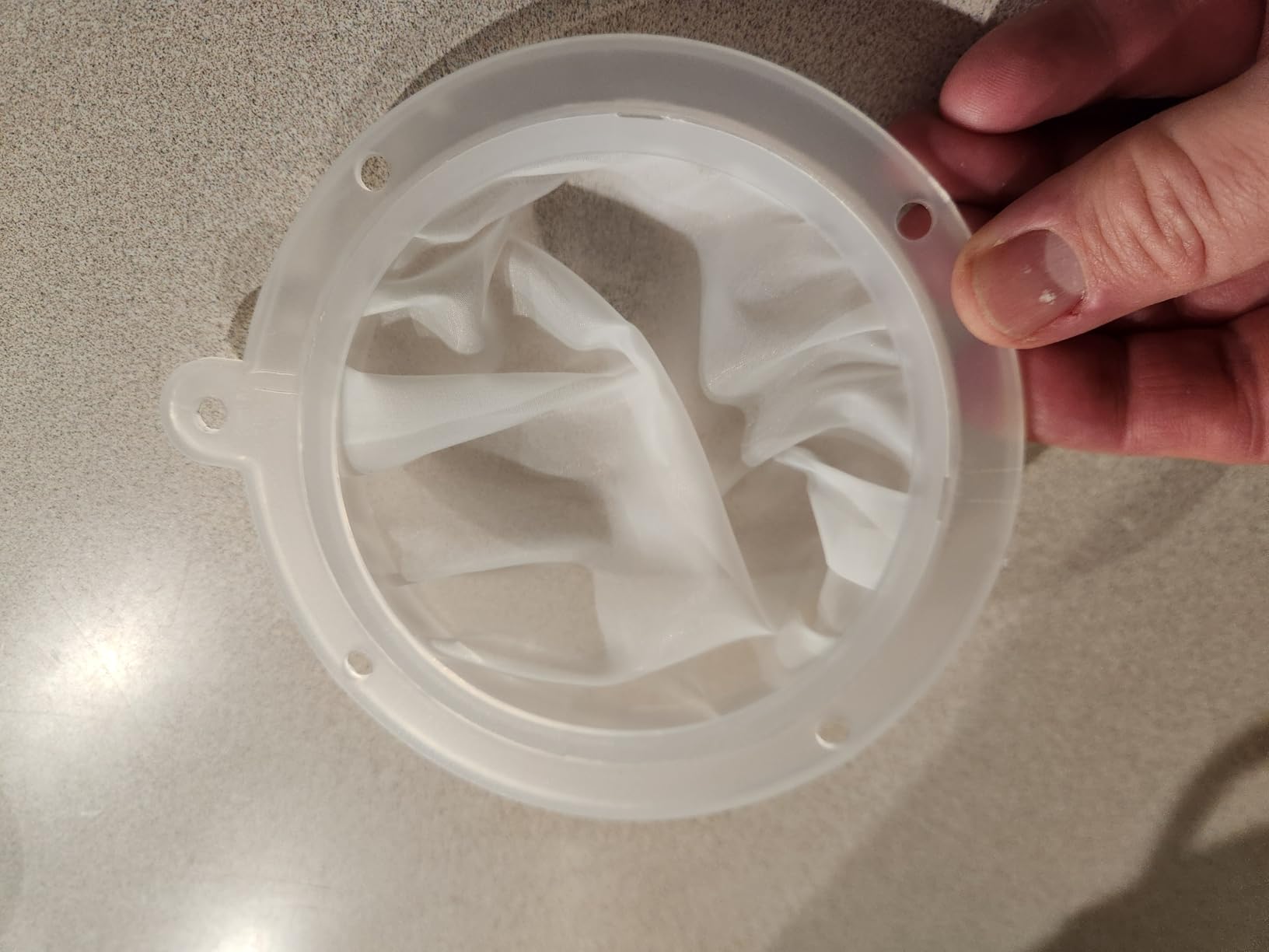 Kitchen Bottling Funnel, 5-inch 304 Stainless Steel Funnel with Filter for Conveying Oil, Juice, Wine and Milk, with Silicone Scraper and 100 Mesh 200 Mesh Filter customer photo 2