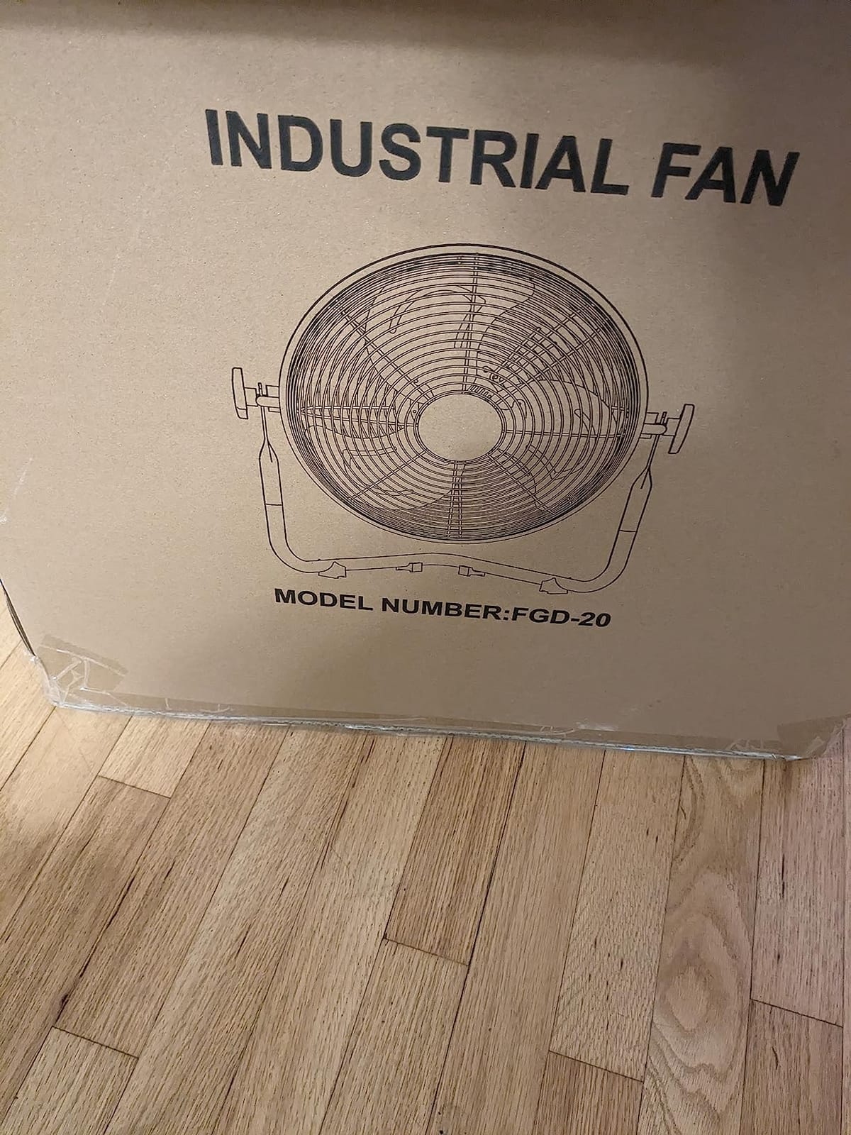 WARMLREC 30 Inch Industrial Drum Fan, 13000CFM Heavy Duty Garage Fan with Wheels, 3 Speeds Metal High Velocity Fan for Warehouse, Workshop, Factory, Commercial, Residential & Greenhouse, Black customer photo 1