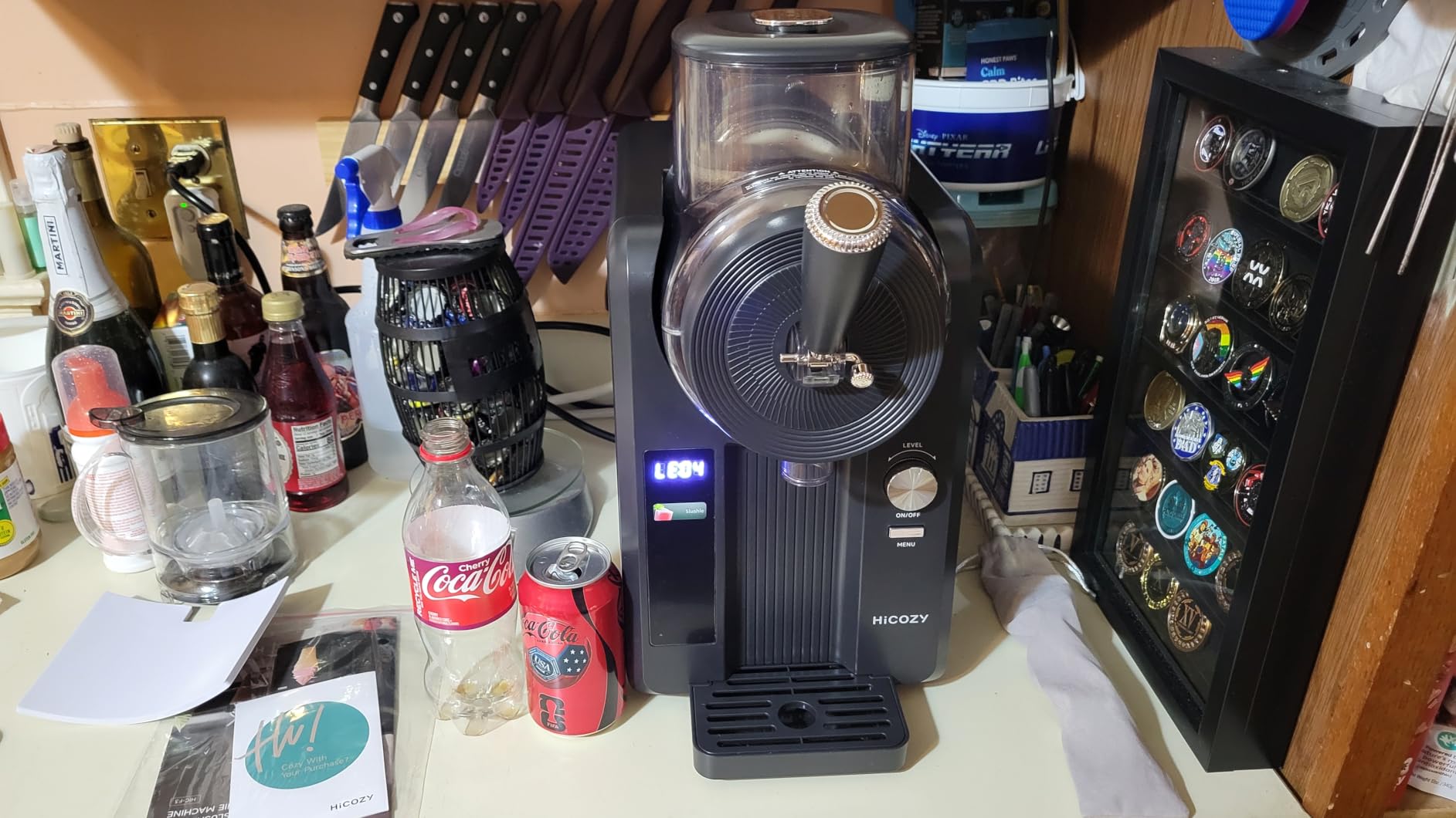 HiCOZY F3 Slushie Machine & Soft Serve Ice Cream Machine, No Ice Needed, Self-Cleaning, 5 Presets customer photo 1