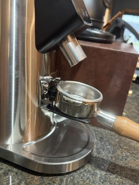 MOKKOM Professional 64mm Flat Burr Coffee Grinder with 100 Grind Settings, All-Metal Stainless Steel Body, Coffee Bean Grinder with Adjustable Electronic Timer, Anti-Static, LED Display customer photo 1