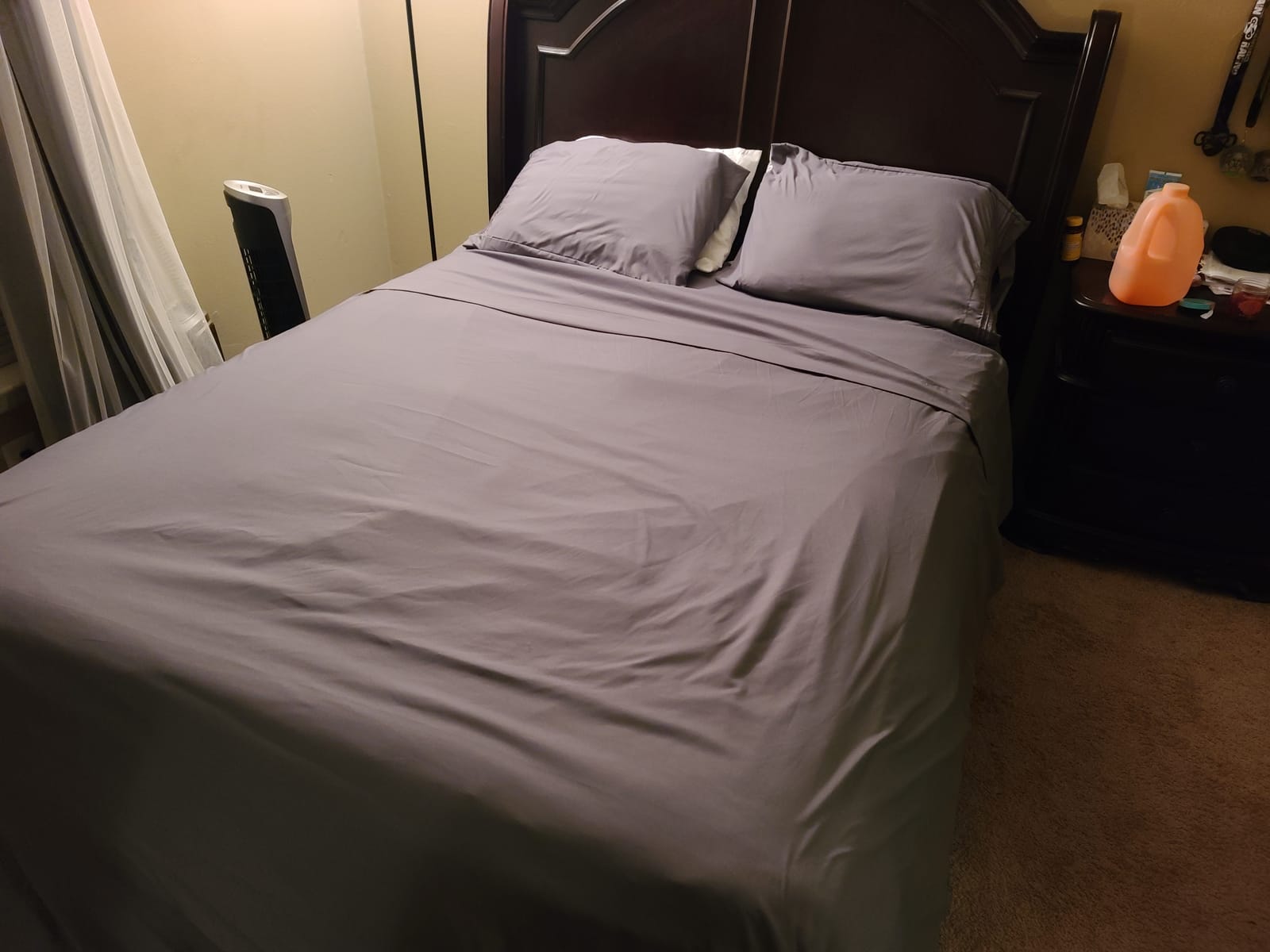 SONORO KATE 100% Viscose Derived from Bamboo_Sheets Queen Size,4PC | Cooling Bed Sheets for Hot Sleepers,Soft Breathable & Silky,16