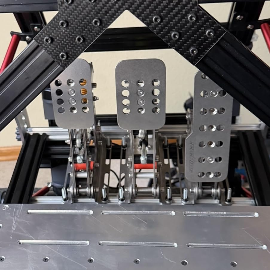 Simjack UT Sim Racing Pedals 200KG Load Cell Brake Pedal PC Racing Simulator Pedals Pressure Sensor HE Hydraulic Pedal (UT-P3-H3) customer photo 1