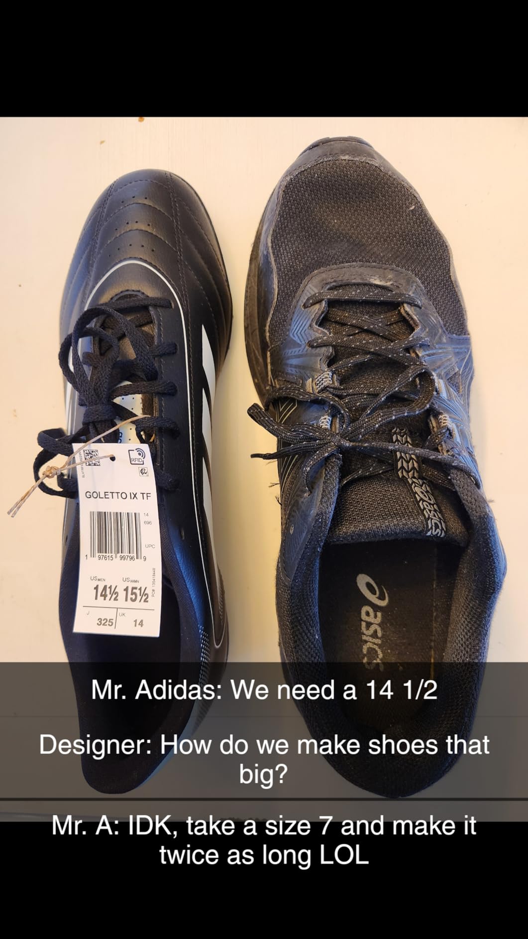 adidas Unisex Adult Goletto IX Turf Soccer Shoes customer photo 2