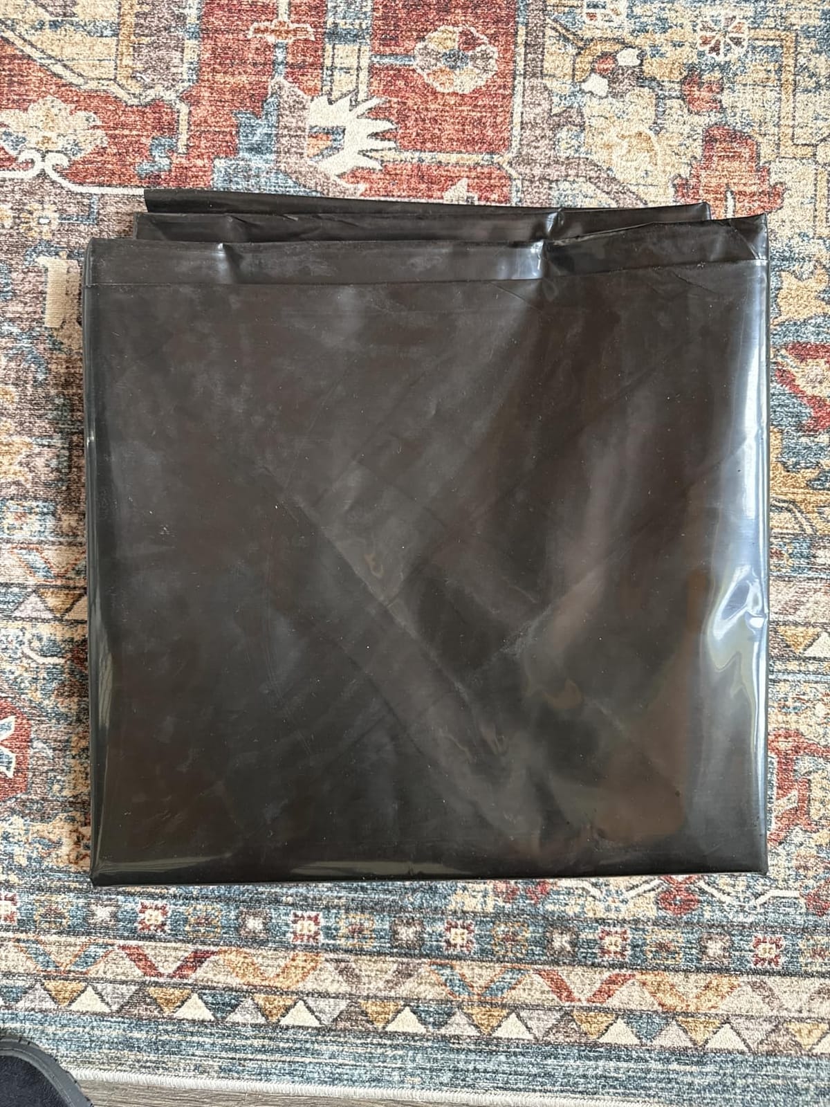 BaseAire Crawl Space Vapor Barrier, 12mil Film 10'x100' | Thick Plastic Sheeting, Heavy-Duty Drop Cloth Moisture Barrier Covering for Crawlspace Encapsulation, Black White Panda Film customer photo 1