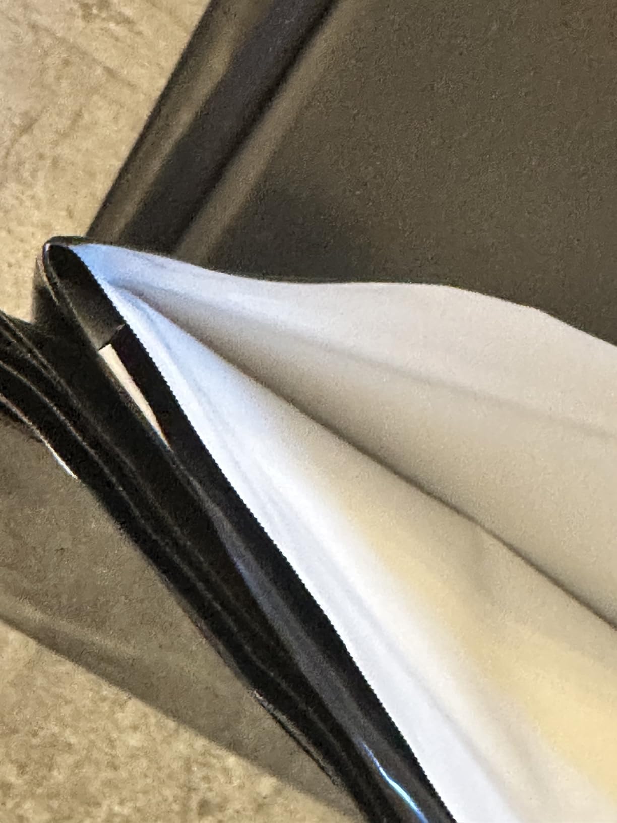 BaseAire Crawl Space Vapor Barrier, 12mil Film 10'x100' | Thick Plastic Sheeting, Heavy-Duty Drop Cloth Moisture Barrier Covering for Crawlspace Encapsulation, Black White Panda Film customer photo 2