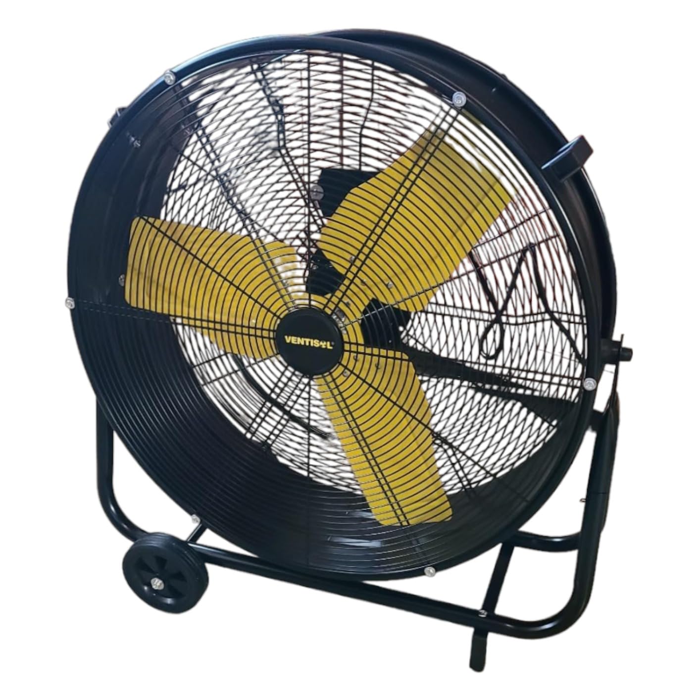 VENTISOL 24 Inch High Velocity Drum Fan, 9500 CFM Heavy Duty Industrial Shop Fan, 3 Speed Large Commercial Metal Floor Fan, 8 Blades customer photo 2