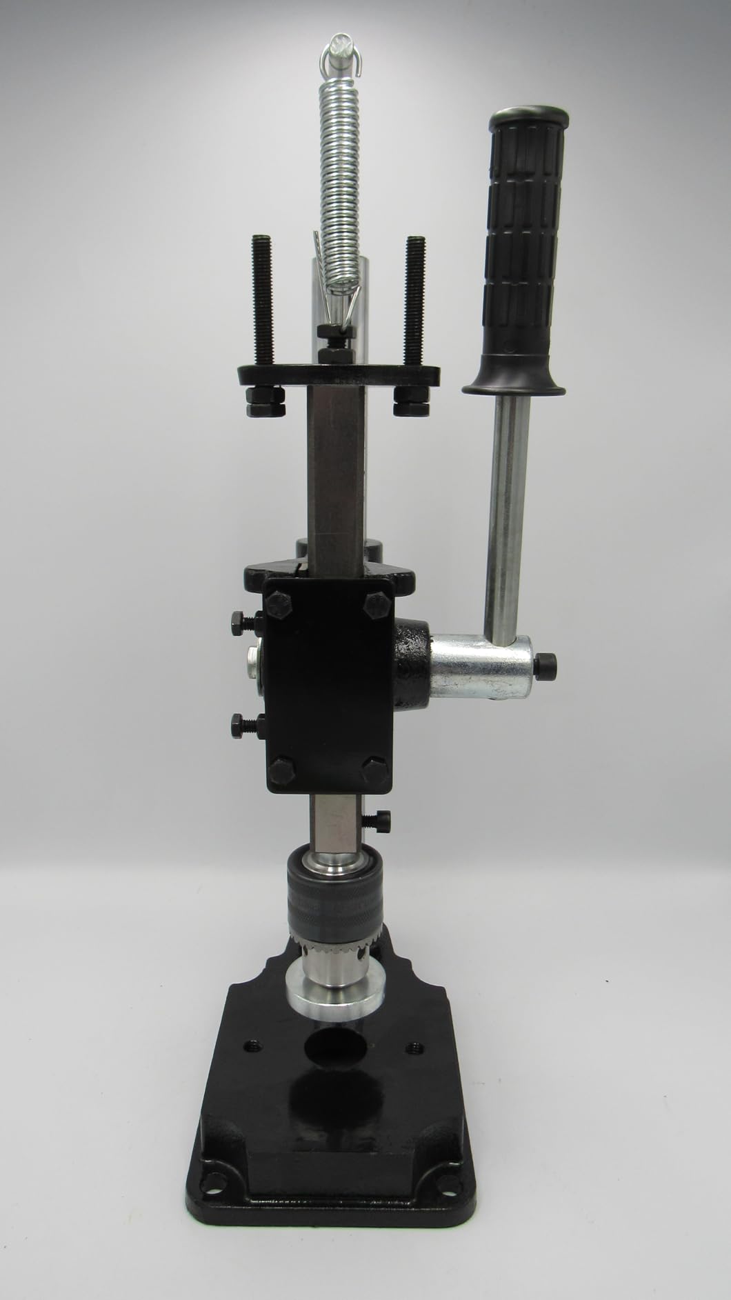 Leather Hole Puncher Hand Punching Manual Punch Arbor Presses Manual Press | for Leather Craft Punching Holes, Jewelry, Watch, DIY, Punching, Riveting, Cutting, Sealing (B-Iron Square Head) customer photo 1