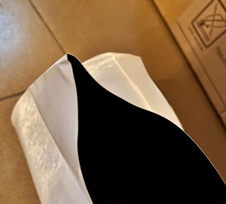 White Plastic Sheeting, 20 Mil 10' x 100', Crawl Space Vapor Barrier, White Vapor Barrier, Plastic Sheeting Heavy Duty, Polyethylene Plastic Rolls for Garden, Crawlspace, Basement, White customer photo 2