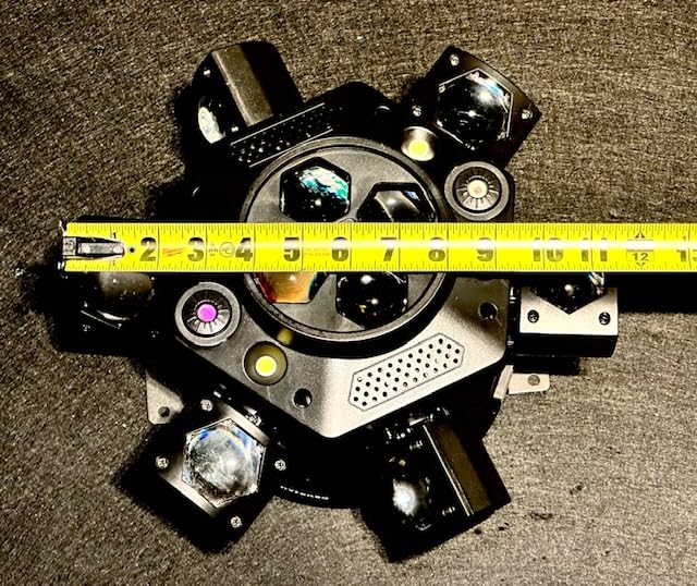 Moving Head DJ Lights 150W RGBW, 6-Arm Party Stage Light with Remote | DMX-512 & Sound-Activated, Quiet Motor, Sharp Beam Through Haze/Fog customer photo 1