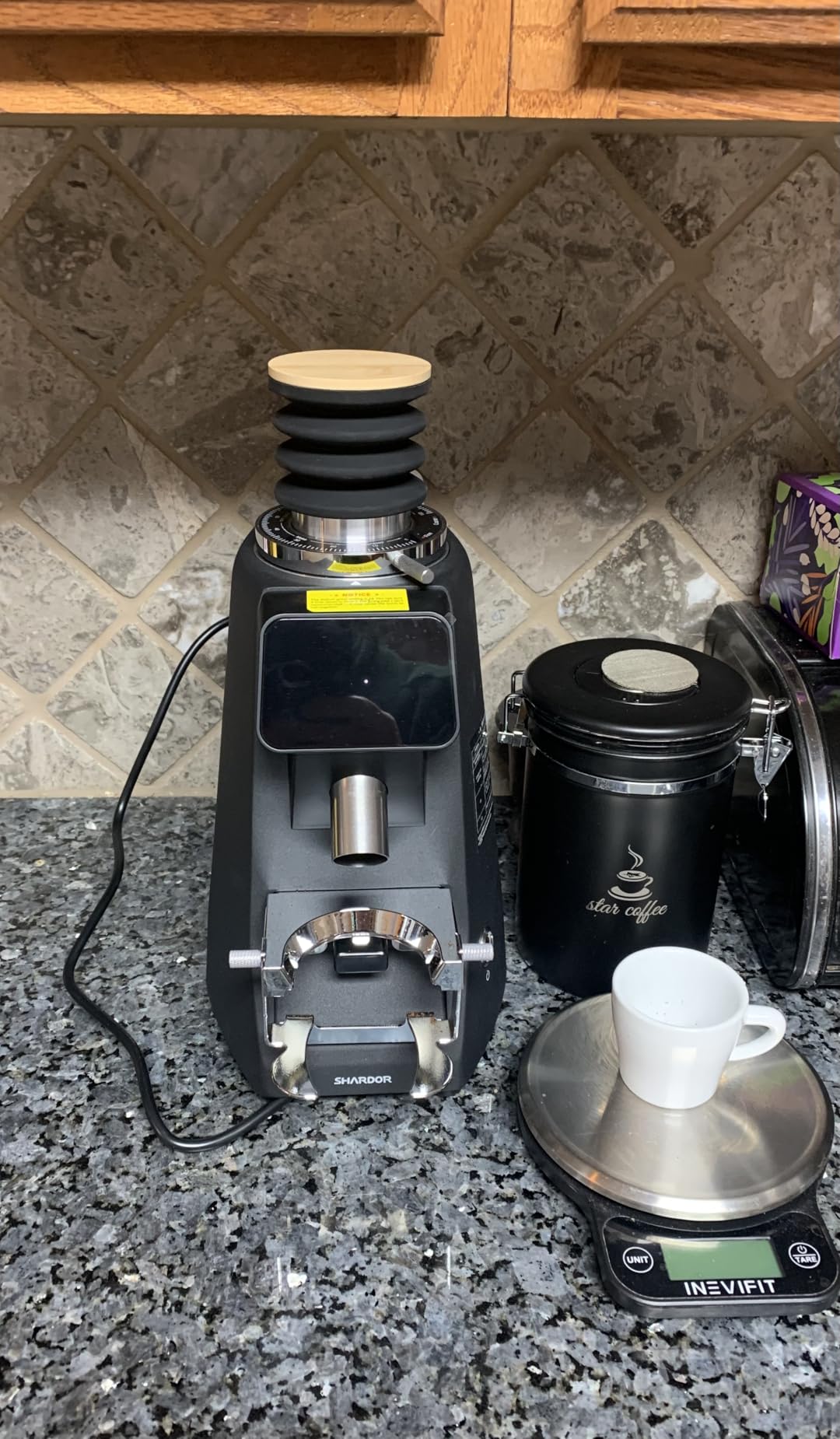 SHARDOR 64mm Burr Coffee Grinder, Electric Espresso Coffee Grinders for Home Use with Commercial-Grade Precision, 100 Grind Settings, Die-Cast Aluminum Housing, 17.6oz Hopper, Anti-Static Technology customer photo 2