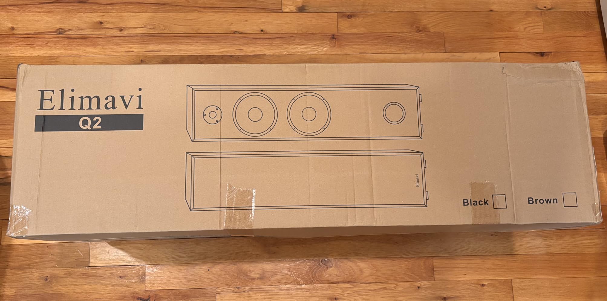 Elimavi Floor Standing Tower Speakers Pair, Dual 6.5