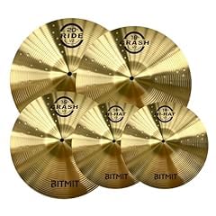 Alloy Cymbal Pack, 5 Pieces Drum Cymbals Set 14