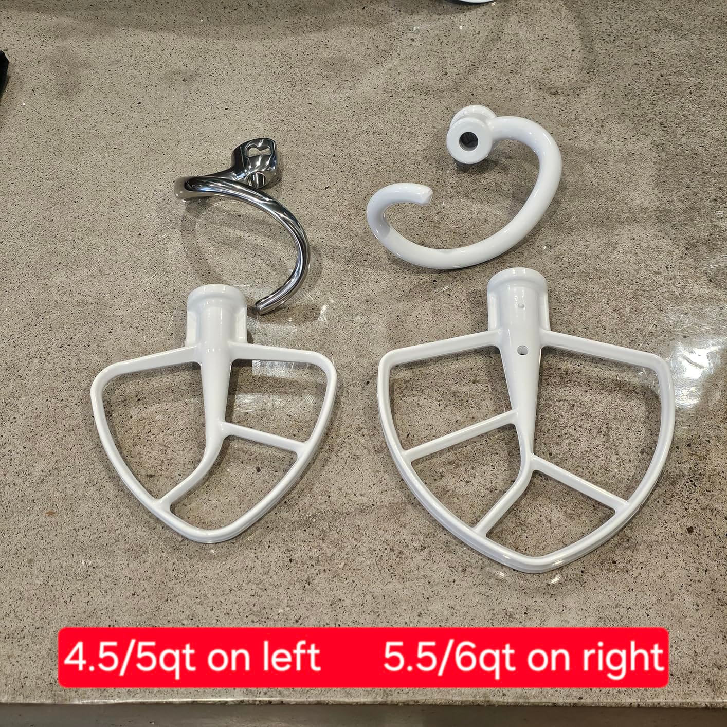 KitchenAid 5.5-Qt Bowl-Lift Stand Mixer KSM55SXXX, Porcelain White customer photo 1