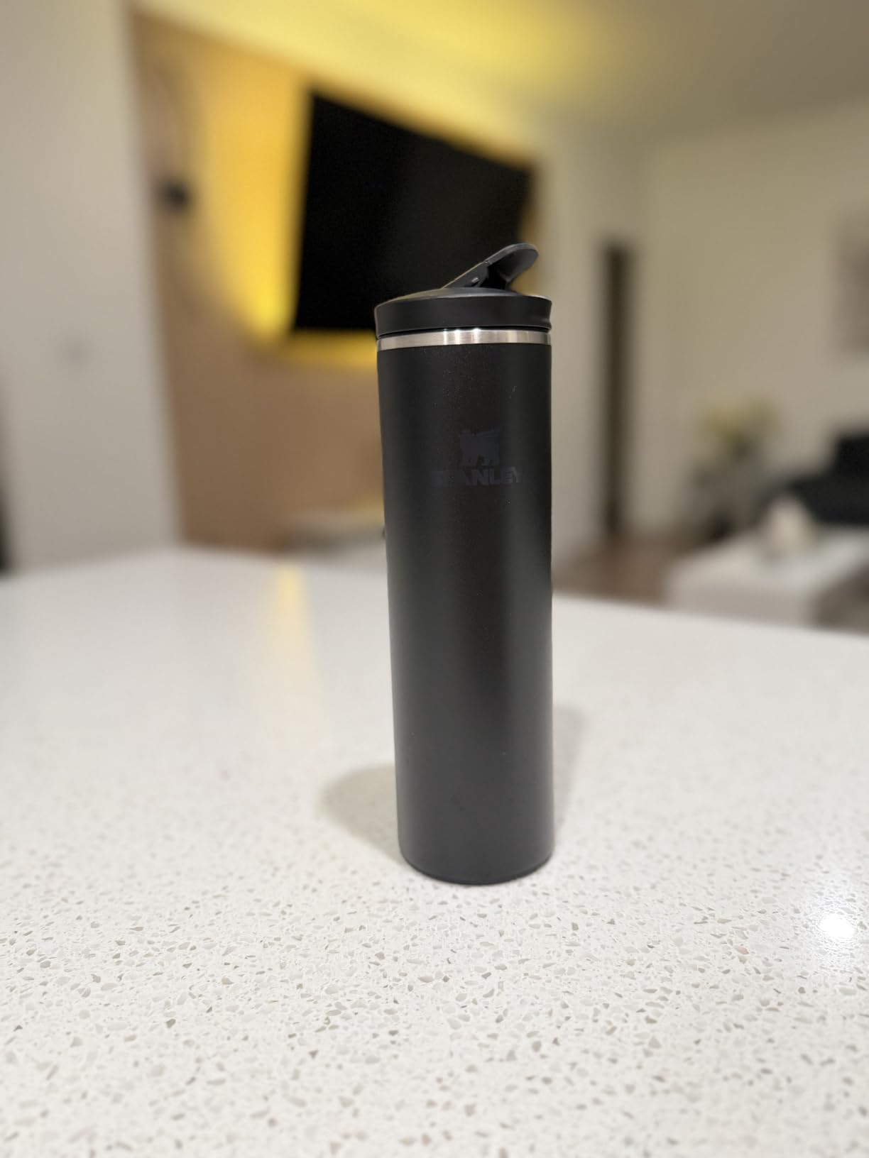 STANLEY Transit FlipTop Mug | Leakproof Coffee Travel Cup | Vacuum Insulated Stainless Steel | Stays Hot or Cold for Hours | BPA-Free | 16 oz | Ash customer photo 2