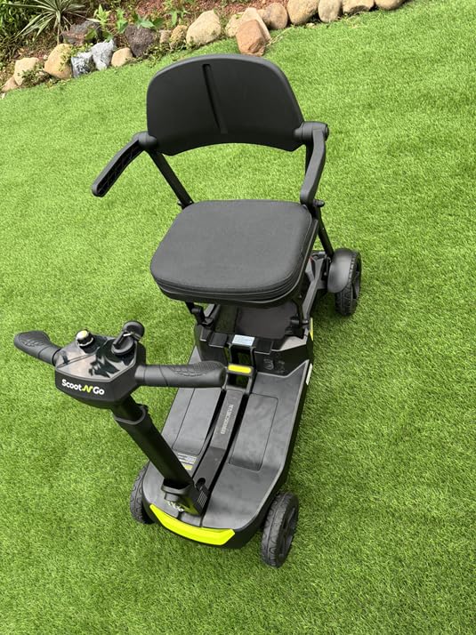 SCOOTNGO Lite Mobility Scooter for Seniors & Adults, 39lbs Electric Scooter | Lightweight, Foldable, Portable, 4 Wheel, Airline Approved, Dual Lithium Batteries, No Assembly Needed customer photo 2