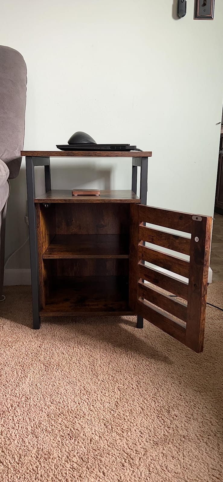 VASAGLE 5-Drawer Dresser, Chest of Drawers, 31.5 x 15.7 x 47.4 in customer photo 2