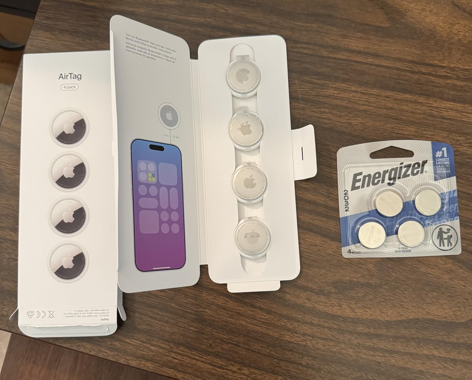 Apple AirTag (2nd Generation) - 4 Pack: Tracker for Keychain, Wallet, and More; Locator with Sound; Simple One-Tap Setup with iPhone or iPad; Key Finder with up to 1.5X Precision Finding Range customer photo 2