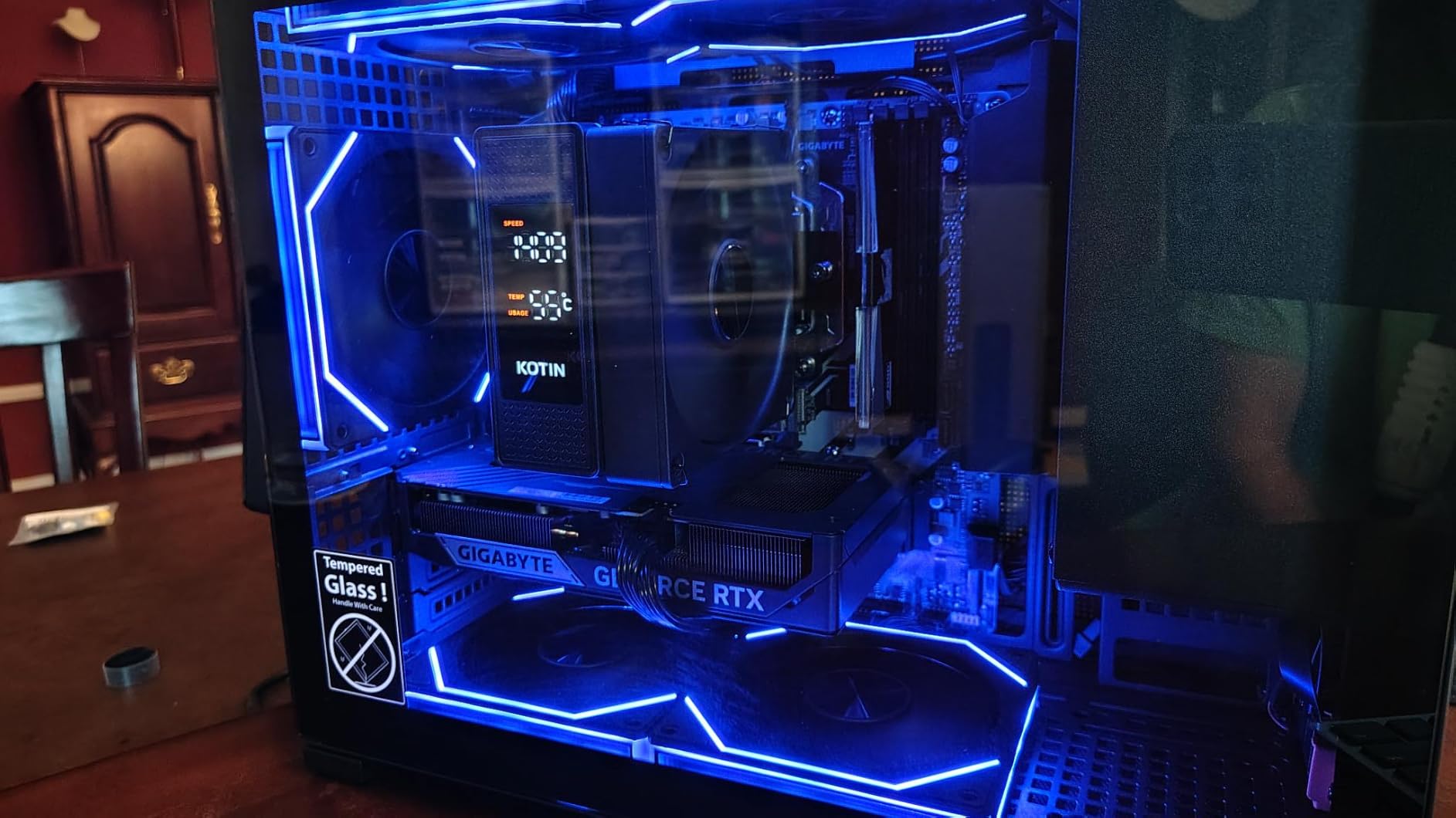 KOTIN Prebuilt Gaming PC, Ryzen 5 9600X, 16GB DDR5, RTX 5060 8GB, 1TB SSD customer photo 1