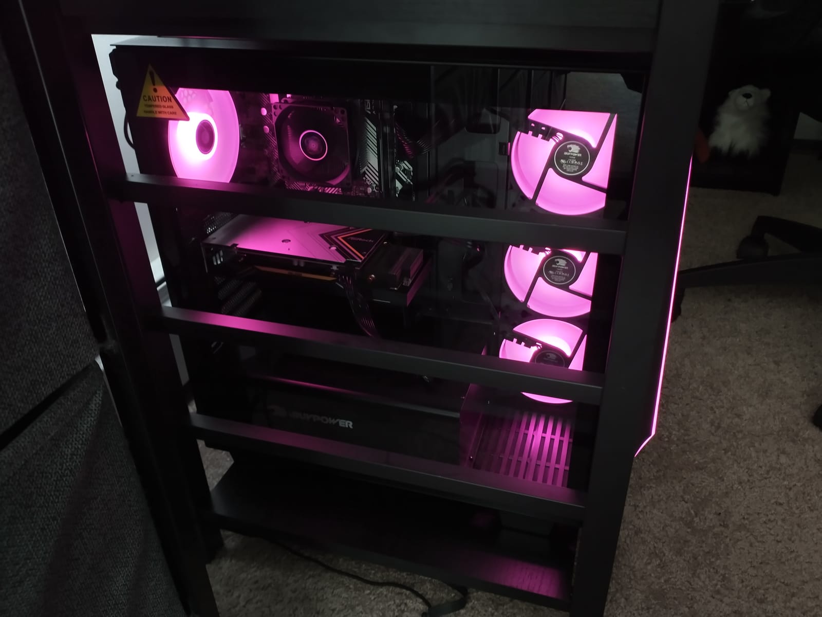 iBUYPOWER Element Gaming PC Desktop Computer AMD Ryzen 9 7900X CPU, NVIDIA GeForce RTX 5070 12GB GPU, 32GB DDR5 RAM, 1TB NVMe SSD, Windows 11 Home, Gamer Keyboard and Mouse - EWA9N5702 customer photo 1